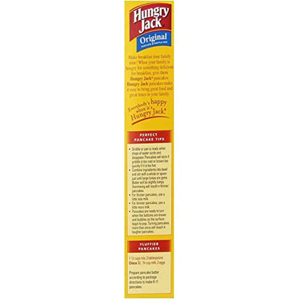 Hungry Jack Original Pancake & Waffle Mix 32 oz - Easy Breakfast Solution for Family & Kids - Perfect for Weekend Brunches & Quick Morning Meals