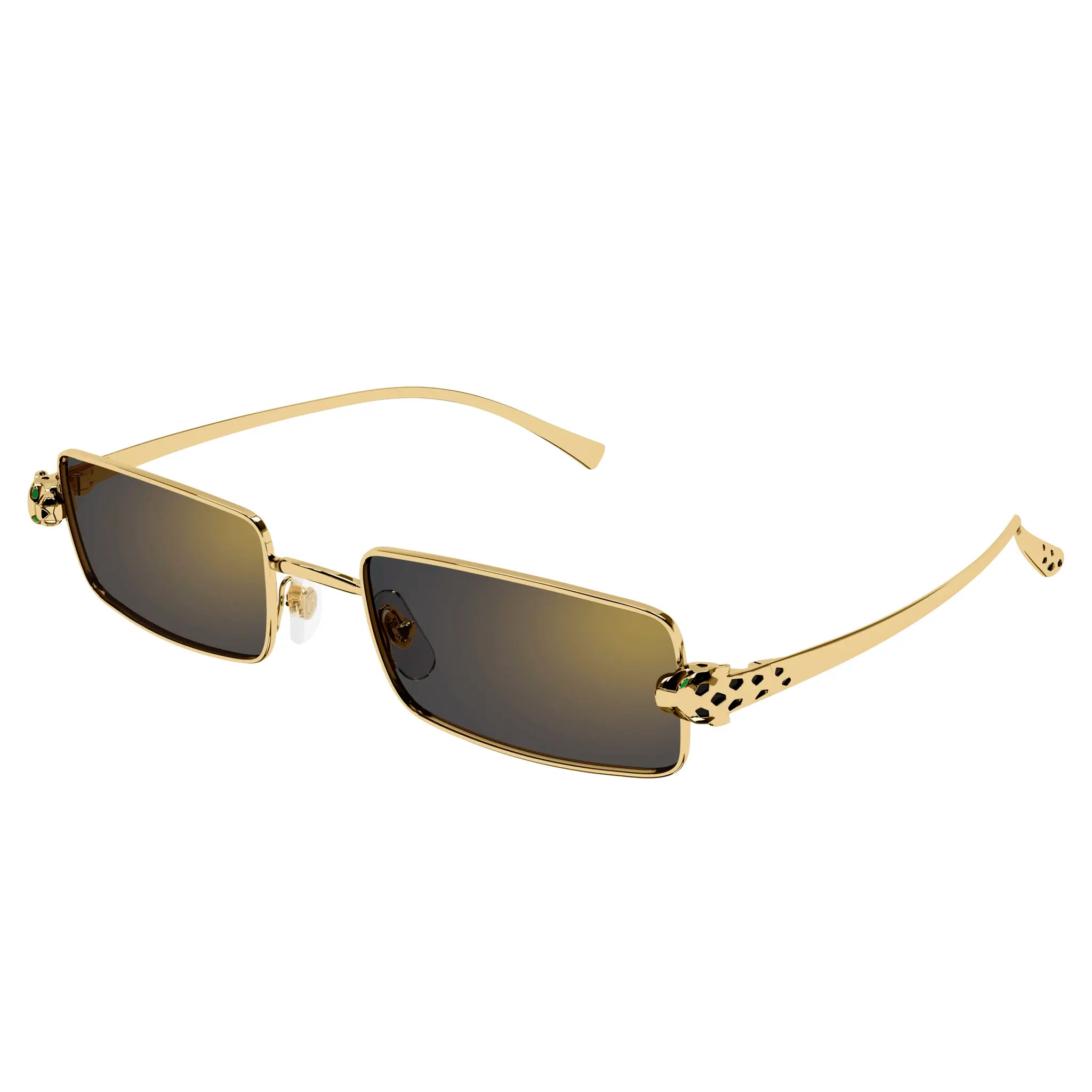 Cartier Panthere De Cartier CT0473S 001 Gold Grey Sunglasses for Women - Luxury Designer Shades for Fashion & Outdoor Activities