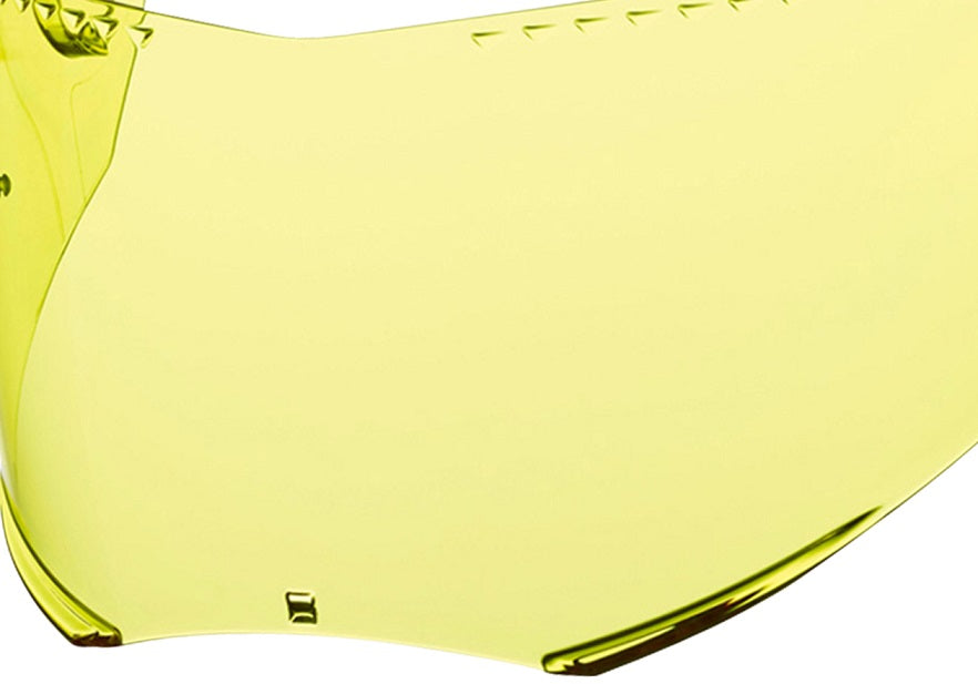 Schuberth C3 Pro S2 Motorcycle Helmet Faceshield - Hi-Viz Yellow for Enhanced Visibility & Safety - Perfect for Night Riding & Low Light Conditions