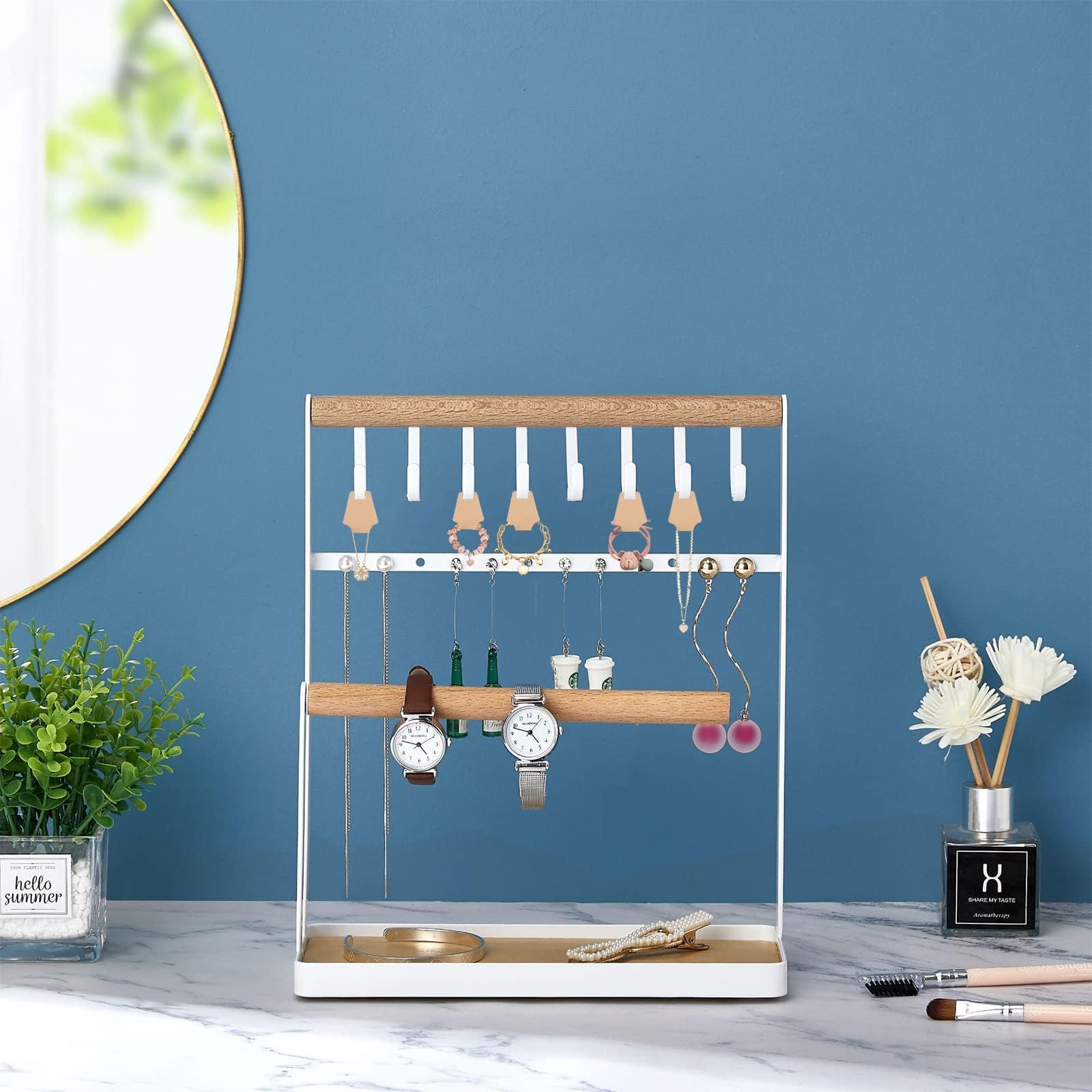 200 Pcs Kraft Paper Necklace Display Cards with Adhesive - Thick Jewelry Display Cards for Bracelets & Keychains - Perfect for Retail Stores, Craft Shows & Online Jewelry Businesses