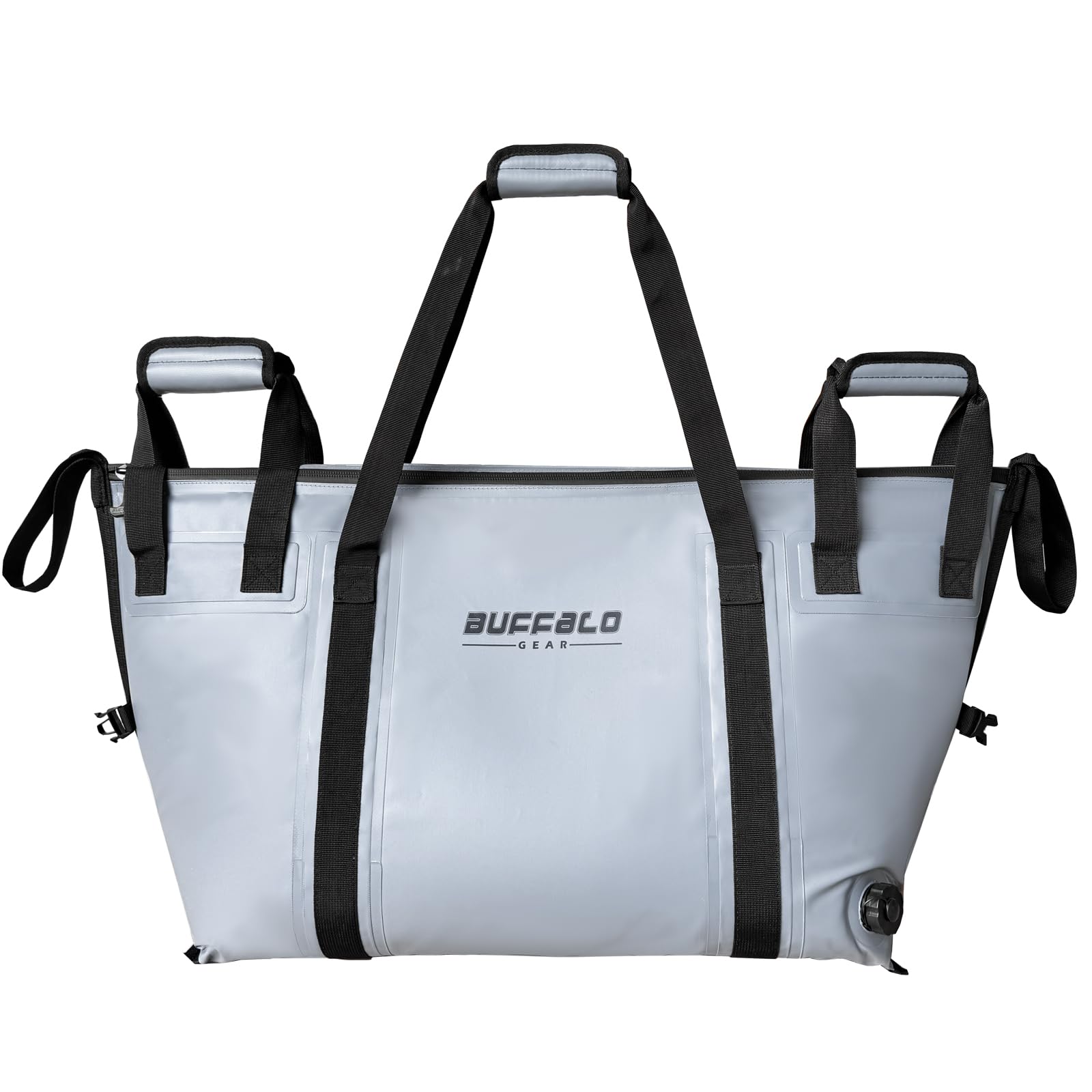 Buffalo Gear Insulated Fish Cooler - 27.5QT & 58QT Waterproof Fishing Kill Bag with Leakproof Flat Bottom | Portable Cooler for Fishing Trips, Camping & Outdoor Adventures
