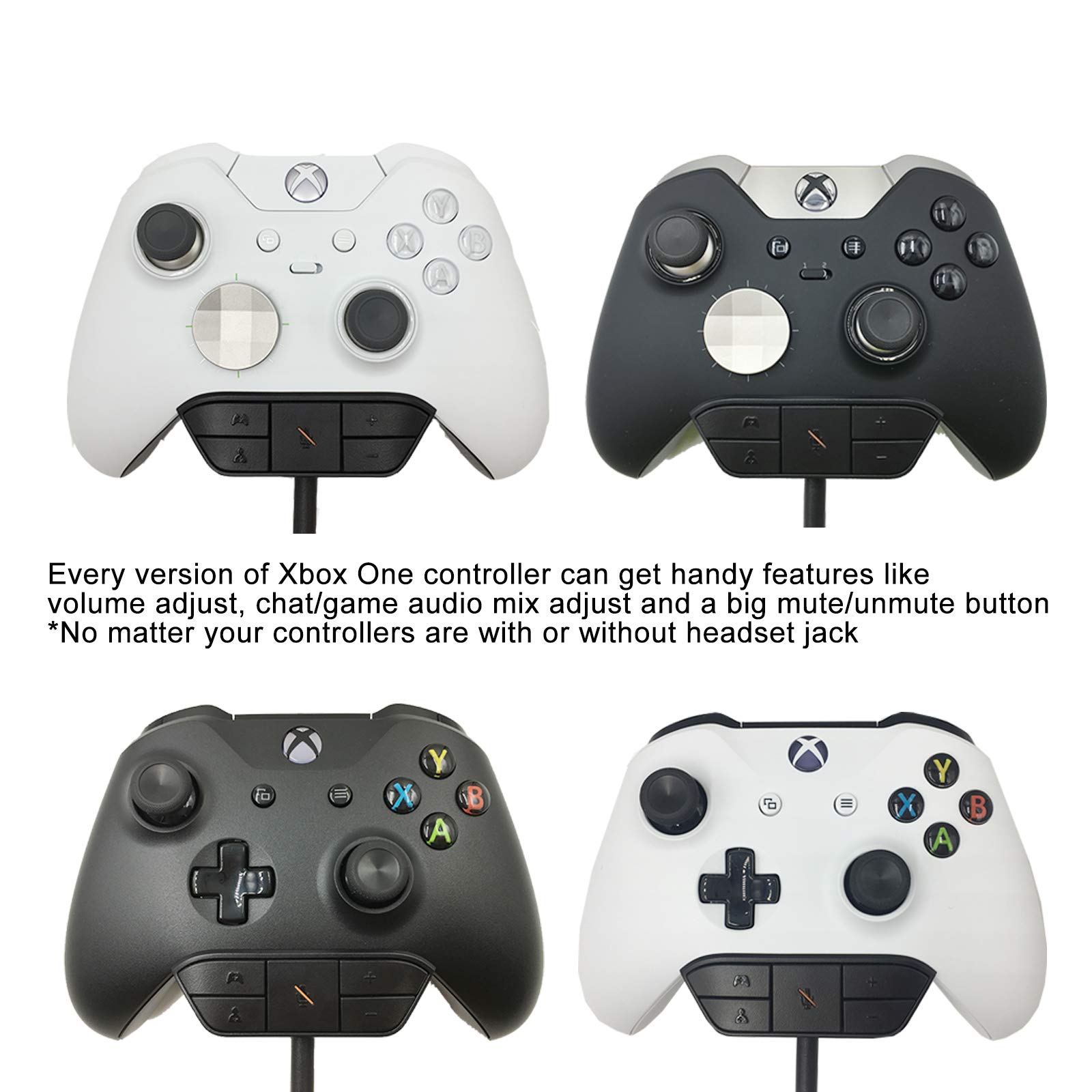 Xbox One & Xbox Series X|S Controller Stereo Headset Adapter - Adjust Audio Balance, Volume & Mic for Gaming & Chat | Perfect for Online Multiplayer, Streaming & Competitive Gaming