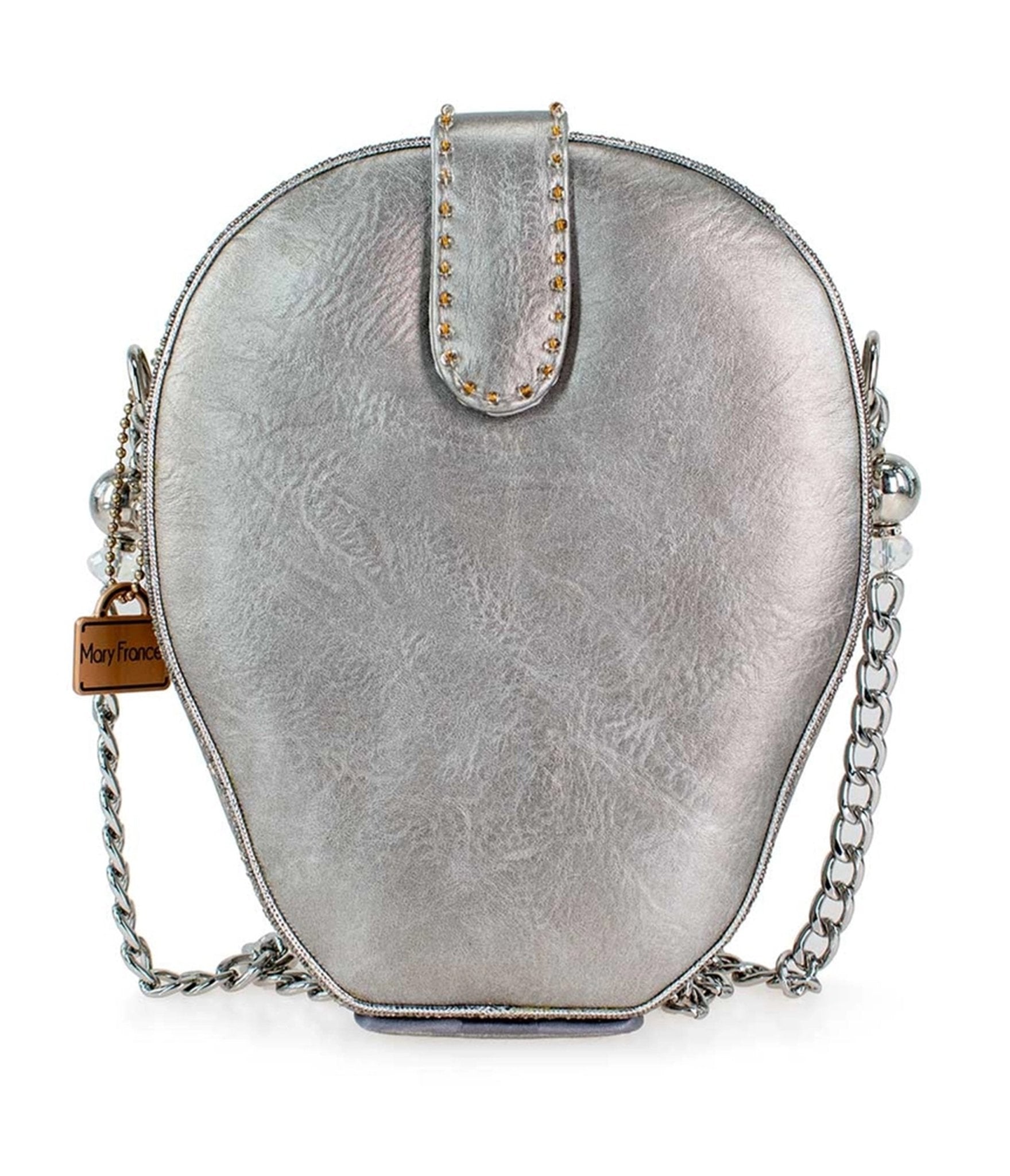 Mary Frances Shining Skull Crossbody Handbag - Gothic Fashion Accessory for Women | Perfect for Halloween, Parties & Everyday Use