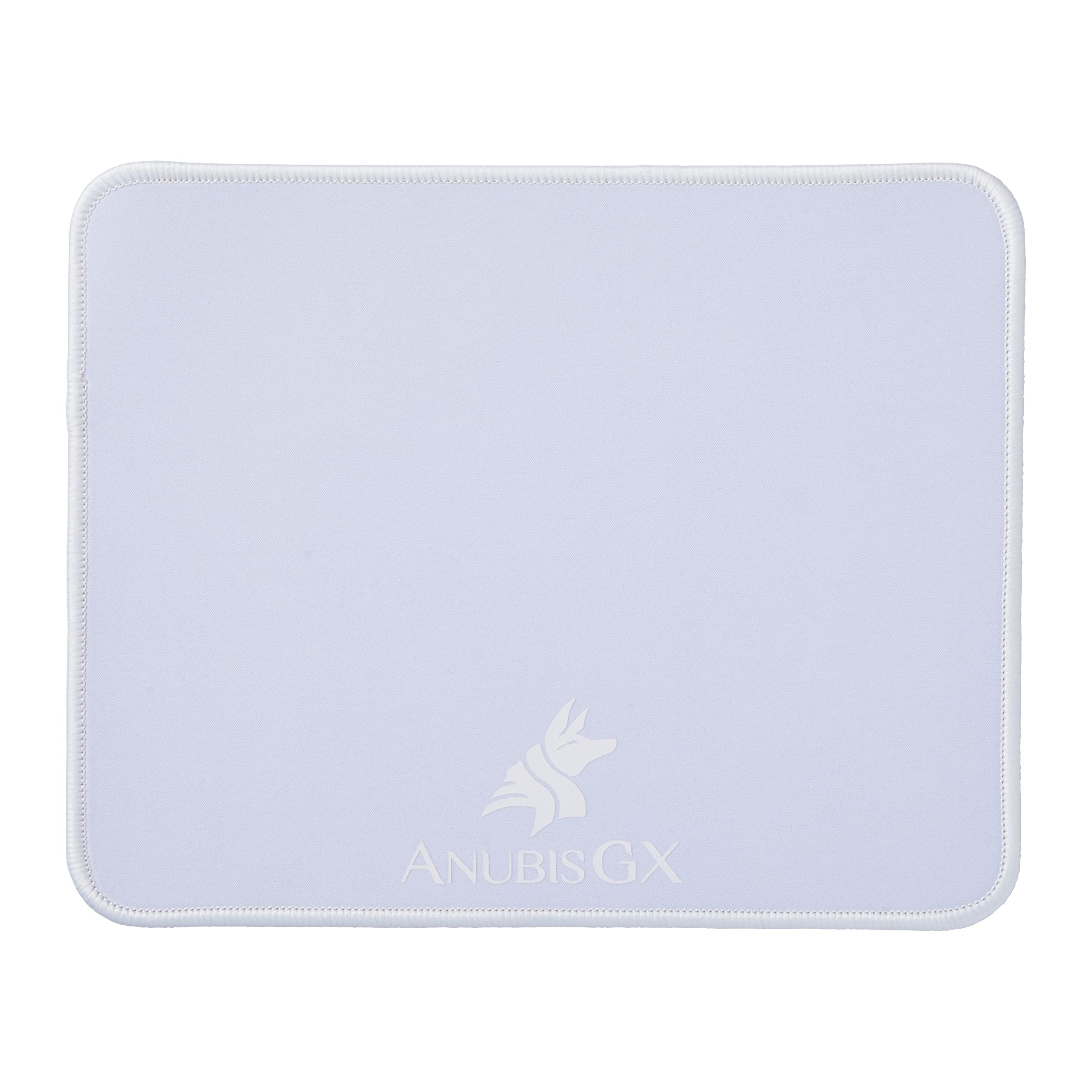 ANUBISGX 68 Color/Size Options Gaming Mouse Pad - Small 8x10 Inch, White with White Stitching - Premium Waterproof Non-Slip Desk Mat for PC, Laptop, Office & Esports Gamers - Perfect for Gaming, Work & Home Office Setup