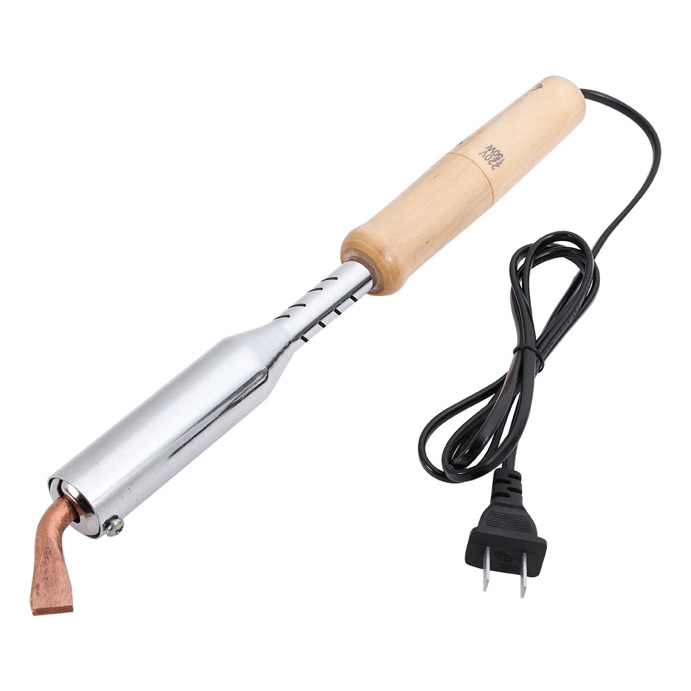150W Electric Soldering Iron Kit with Wood Handle & Replaceable Chisel Tip - 220V Welding Tool for DIY Electronics, Circuit Repair, Jewelry Making - Perfect for Home, Workshop, and Hobby Projects