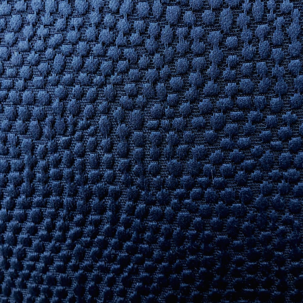 Beckett Dark Blue Pebble Texture Pillow Cover - 18x18 Inch Decorative Throw Pillow Case with Zipper Closure - Fabric by the Yard Available - Perfect for Sofa, Bedroom & Living Room Decor