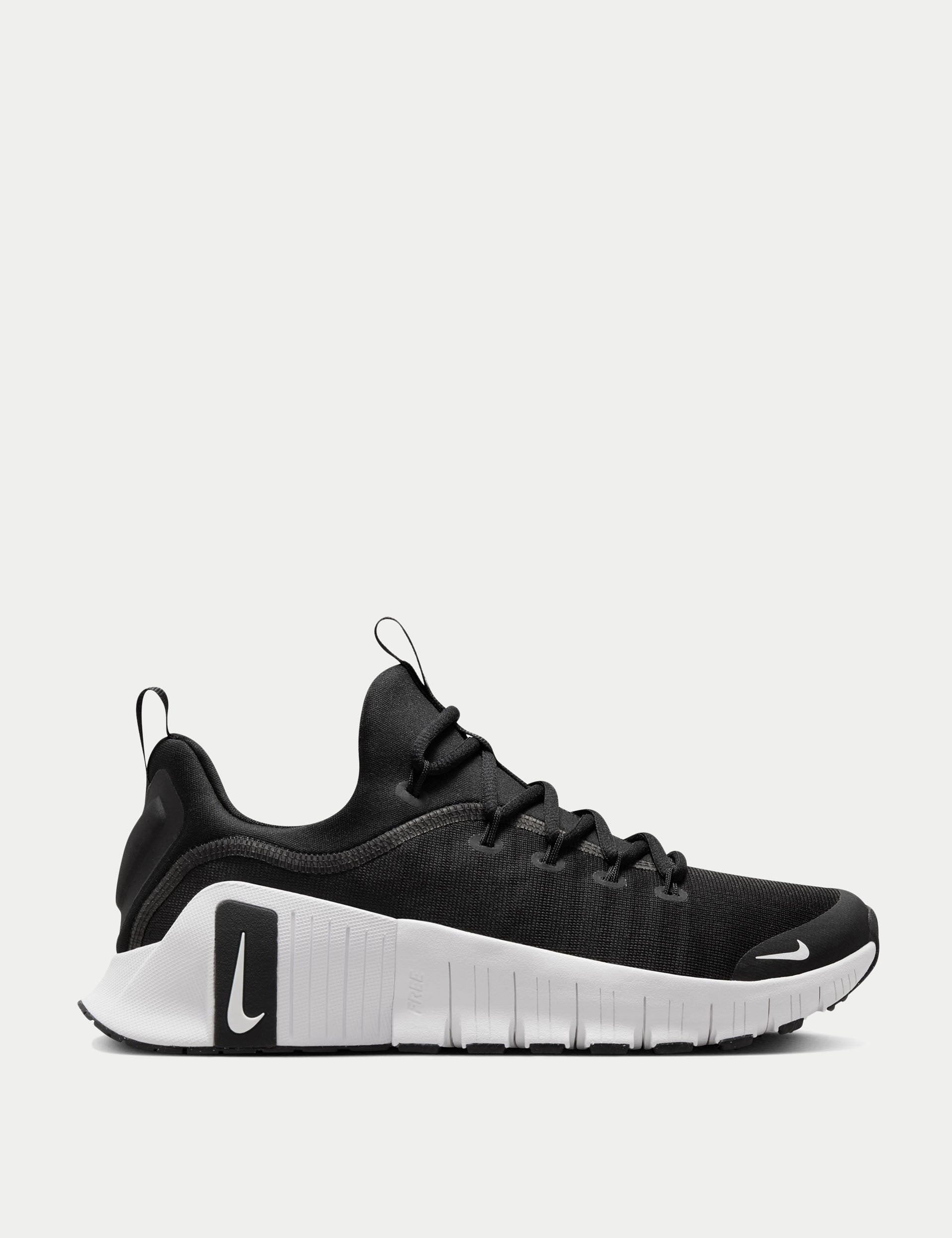 Nike Free Metcon 6 Training Shoes - Black/White for CrossFit, Gym & Weightlifting Workouts