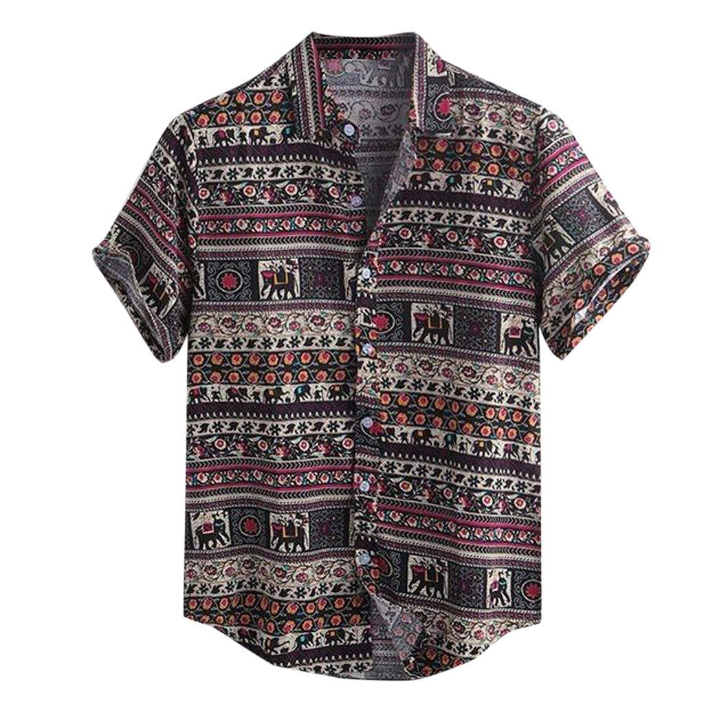Men's Oversized Printed Kimono Cardigan Shirt - Stylish & Comfortable Blouse for Casual Wear, Loungewear, and Layering Outfits