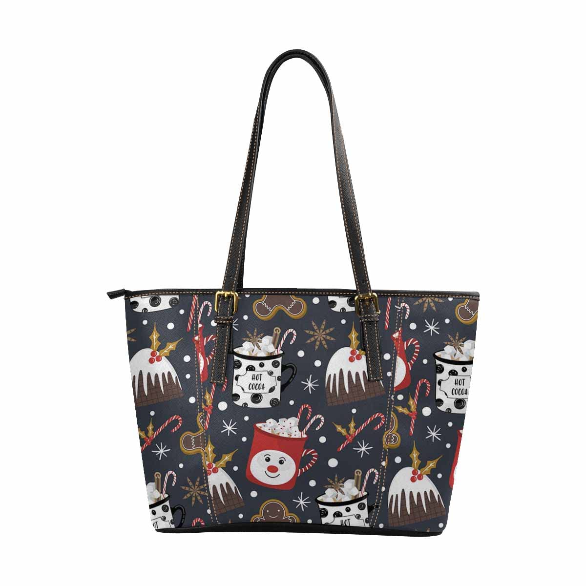 Christmas Tree Snowman PU Leather Crossbody Bag for Women - Stylish Holiday Shoulder Purse for Girls, Perfect for Christmas Parties & Winter Outings