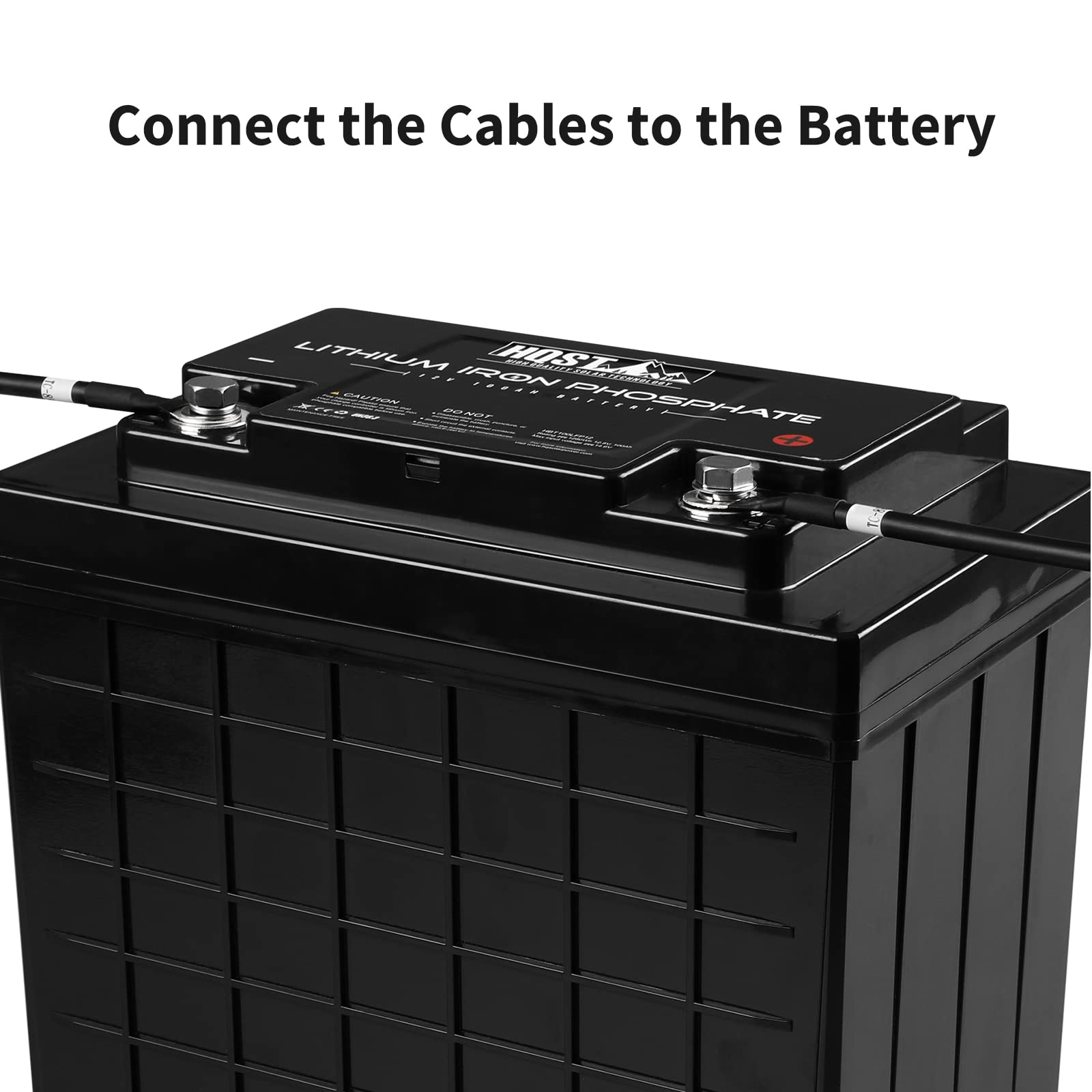 HQST 8FT 10 AWG Copper Tray Cable - Heavy Duty Solar Battery Connector for Charge Controllers & Power Systems | Perfect for RV, Marine, and Off-Grid Solar Installations