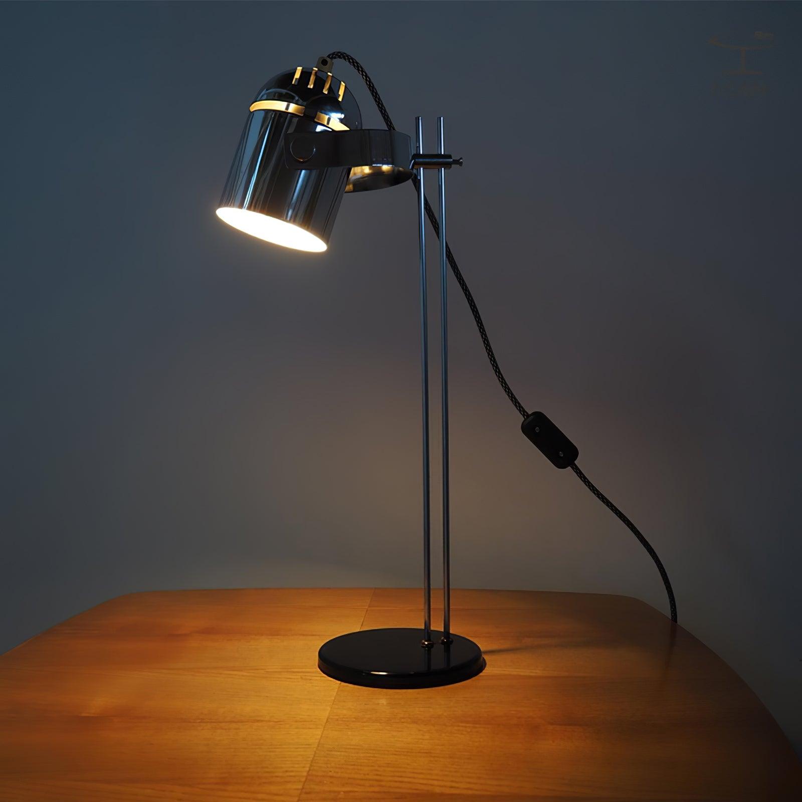 Adjustable Liftable Desk Lamp with Flexible Gooseneck - Perfect for Reading, Studying, and Office Work