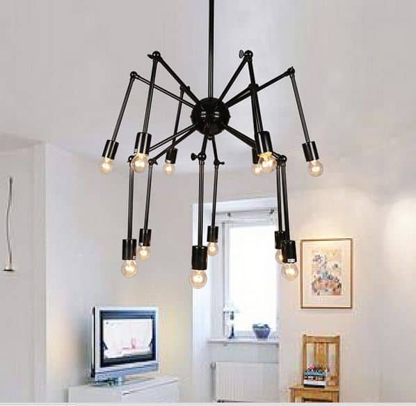 Frida Spider Lamp - Boho Chic Table Lamp for Bedroom & Living Room Decor - Perfect for Cozy Nights & Bohemian Style Home Accents