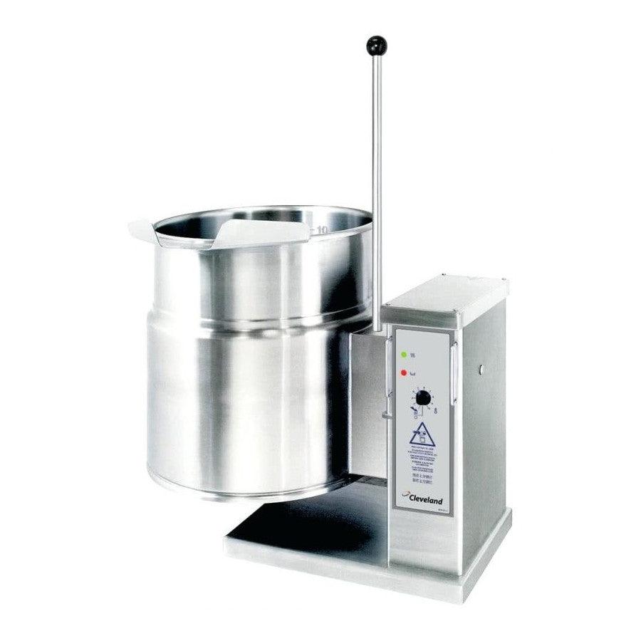 Used Cleveland KET 12T Manual 12-Gallon Electric Steam Kettle 208V - Commercial Kitchen Equipment for Restaurants, Bakeries & Food Service