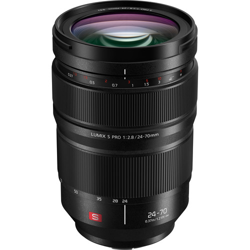 Panasonic Lumix S PRO 24-70mm f/2.8 Lens for Full Frame Mirrorless Cameras - Professional Photography, Portraits & Events - Compatible with S1, S1R, S1H, S5 Series