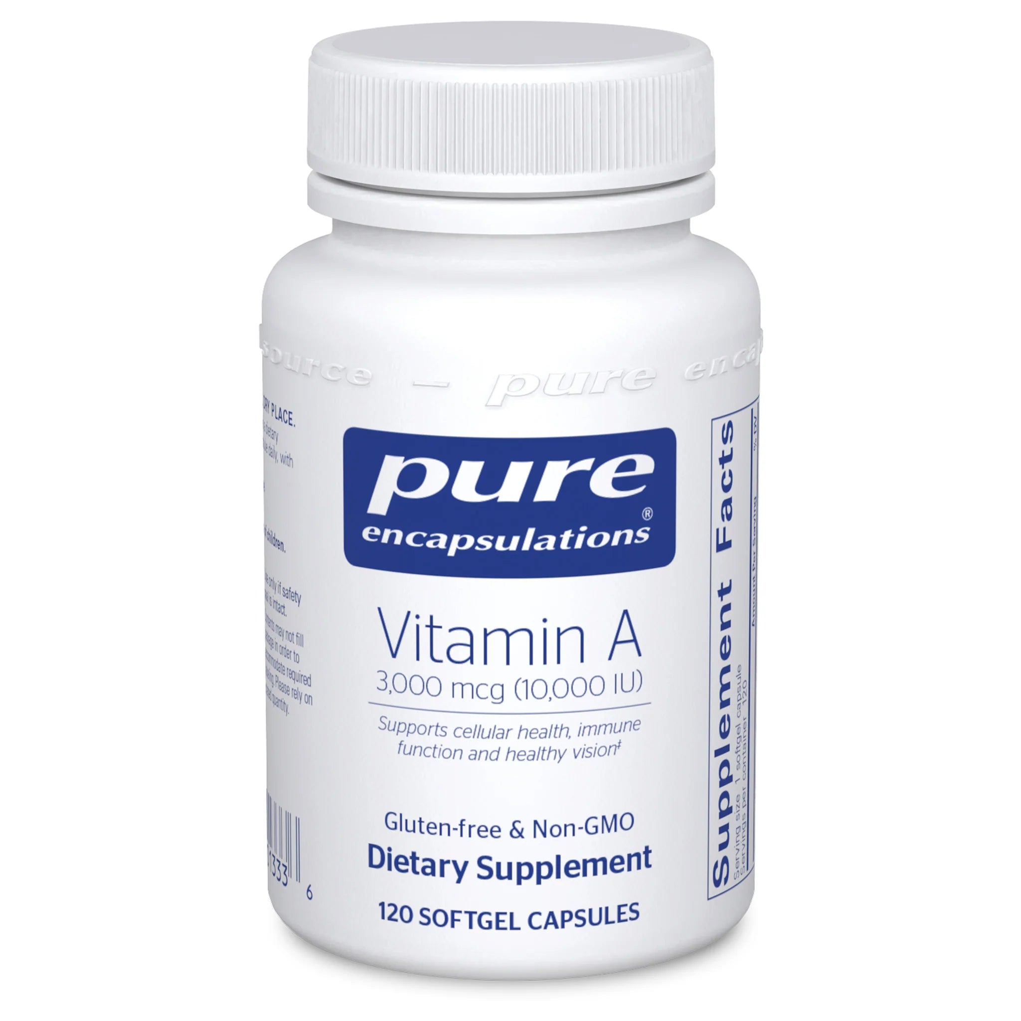 Vitamin A 10,000IU Softgels - Premium Supplement for Eye Health & Immune Support - Daily Nutrition for Adults & Kids