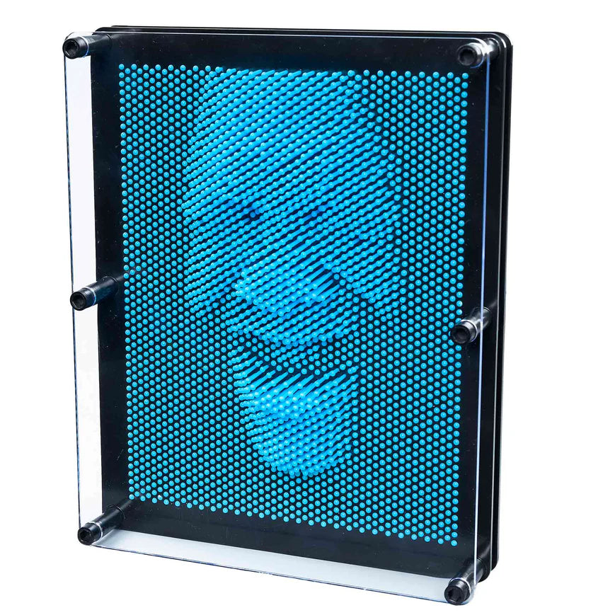 3D Pin Art Board - Large 20cm x 24cm Fun Stress Relief Toy for Office Desk & Home Decor - Perfect Gift for Kids and Adults