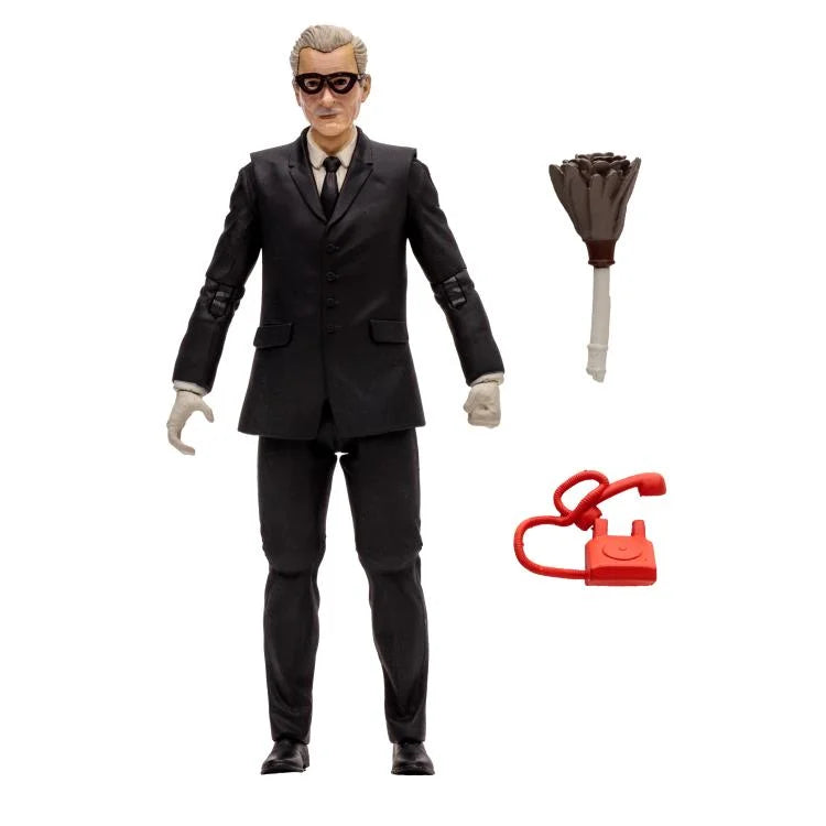 Vintage DC Comics Alfred Pennyworth Action Figure - Batman 66 TV Series Collectible Toy for Display & Gifts
