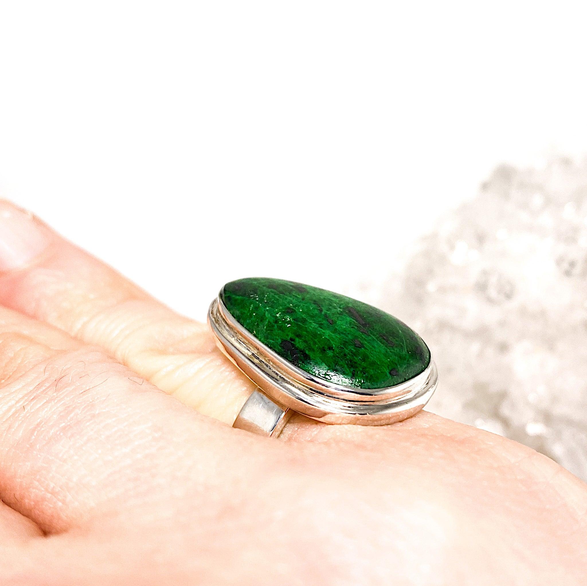 Maw Sit Sit Freeform Ring - Size 7 - KRGJ1157 - Unique Handmade Jewelry for Women, Boho Chic Fashion Statement, Perfect for Weddings & Special Occasions