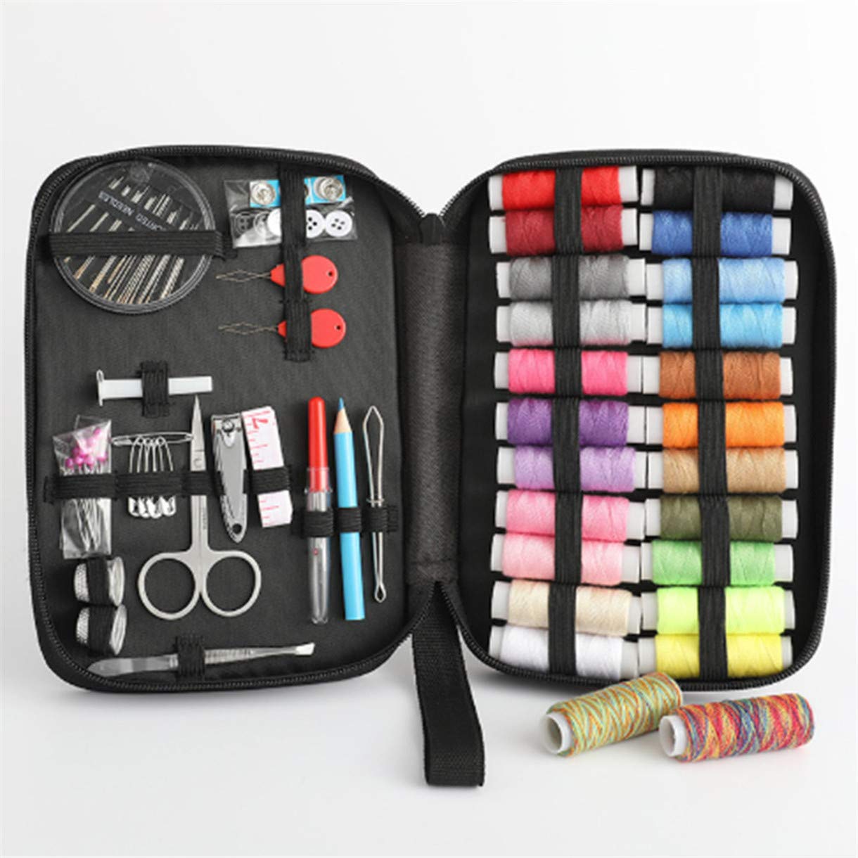 Balepha Complete Sewing Kit with 92+ Supplies & 24-Color Threads - Premium Needle and Thread Set for Beginners, Travel & Home Repair | Portable Sewing Supplies for Clothing Fixes, DIY Crafts & Emergency Repairs