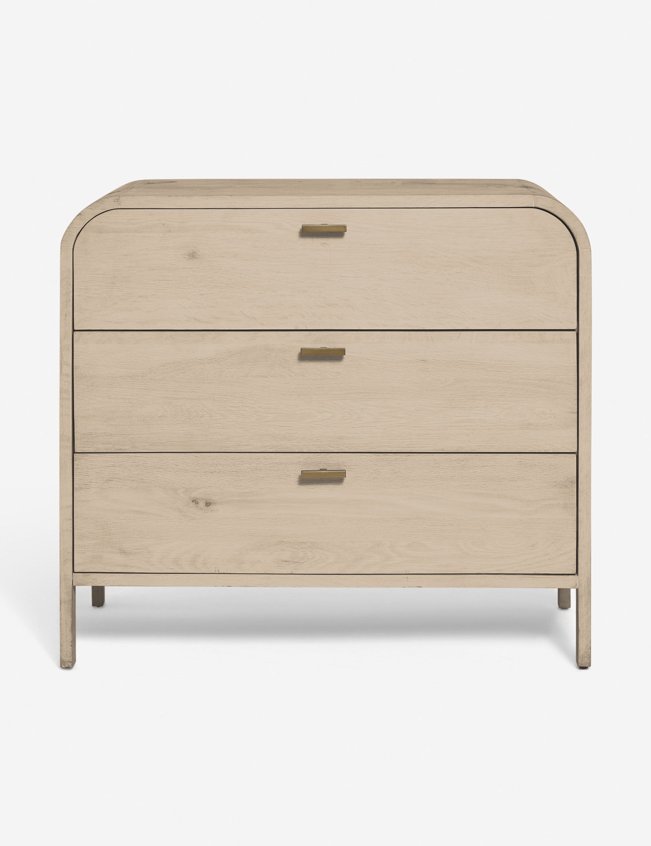 Brooke 3 Drawer Dresser - Modern Wooden Chest of Drawers for Bedroom, Nursery & Closet Organization - Perfect for Storage & Home Decor