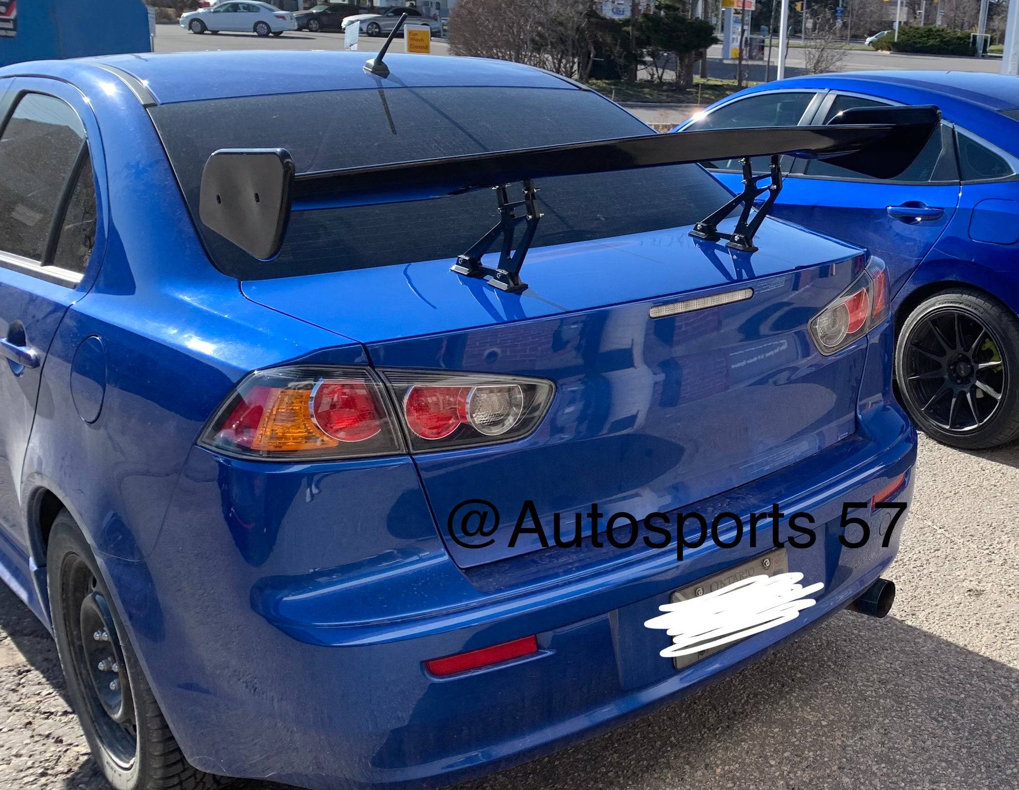 2008-2015 Mitsubishi Lancer GT Spoiler Wing - High Gloss Black ABS Plastic Rear Spoiler for Enhanced Aerodynamics & Sporty Style - Perfect for Car Enthusiasts & Racing Events