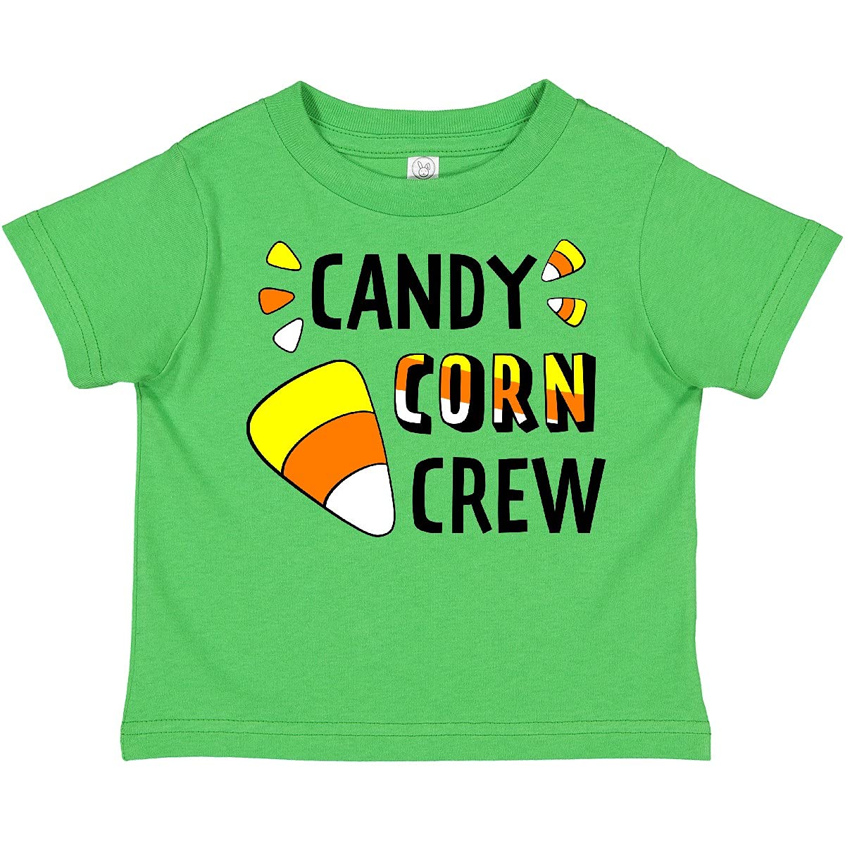 Inktastic Halloween Candy Corn Toddler T-Shirt - Cute Halloween Costume for Kids, Boys & Girls - Perfect for Trick or Treating, Halloween Parties & Family Photos