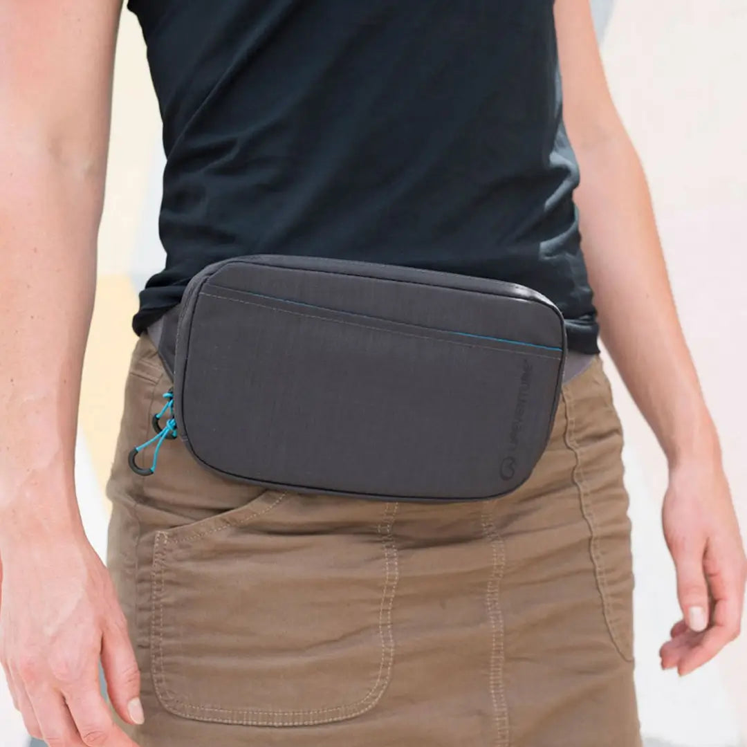 Lifeventure RFID Travel Belt Pouch - Secure Money Wallet for Travel & Daily Use - Perfect for Airport Security, Commuting & Outdoor Adventures