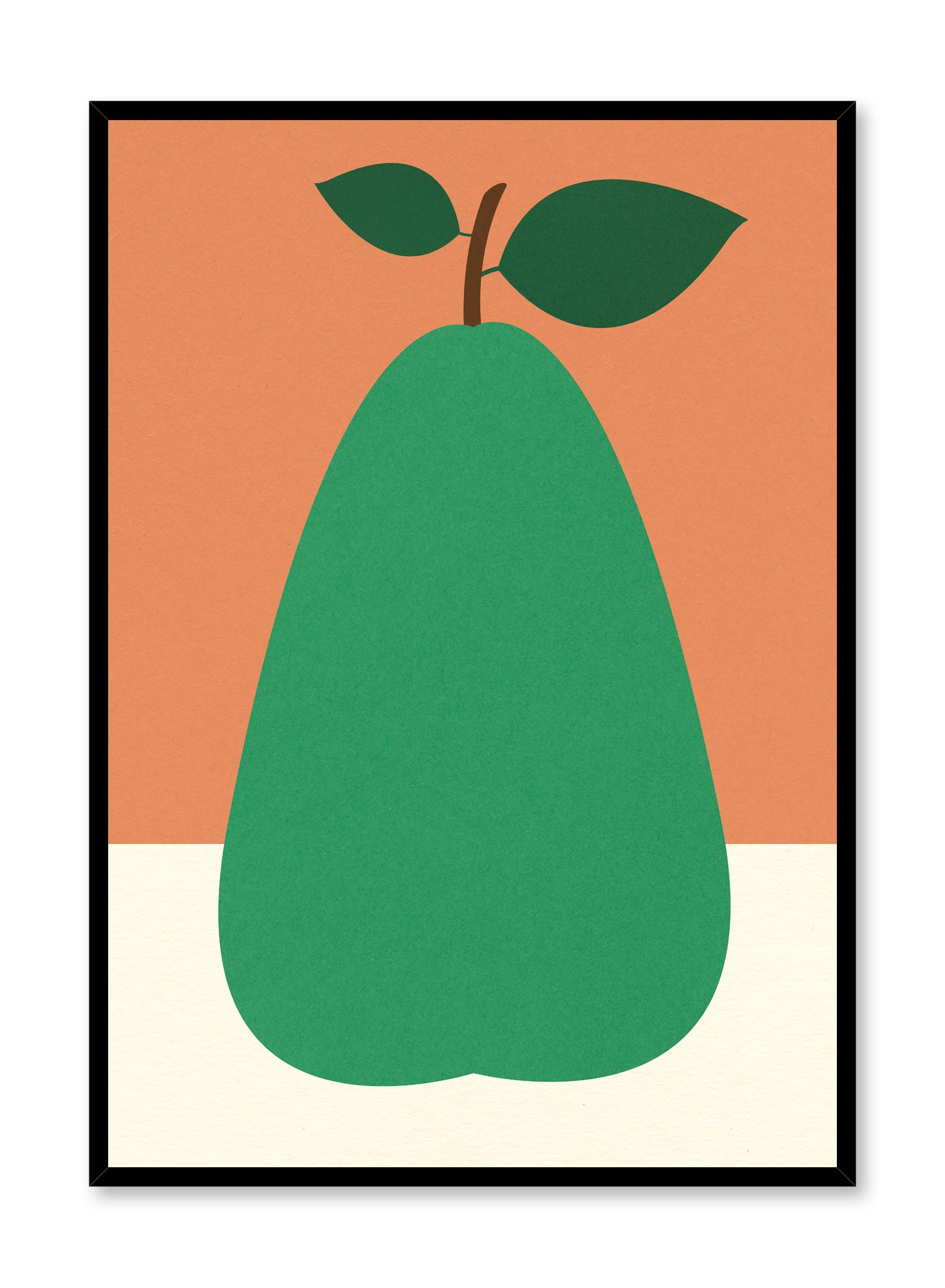 Fresh Organic Pears Poster - High-Quality Fruit Art Print for Kitchen, Dining Room & Farmhouse Decor - Perfect for Healthy Eating Inspiration & Farmhouse Style