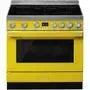 Smeg 90cm Portofino Induction Cooktop - Sunshine Yellow | Fast Heating Electric Stove for Modern Kitchens | Perfect for Home Cooking & Entertaining