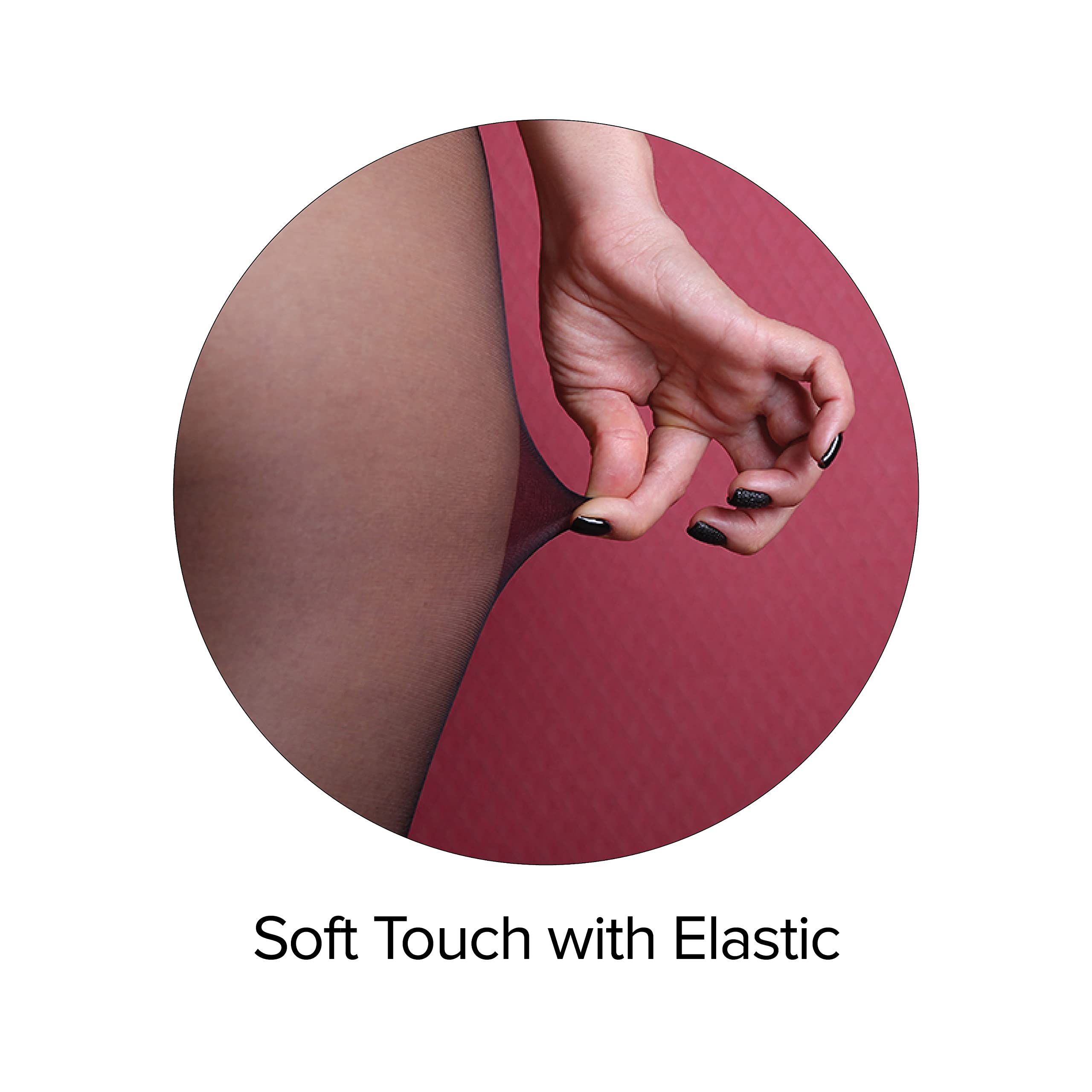 Ultra Sheer TouchUps Silk Reflections Control Top Pantyhose - Premium Nude Sheer Stockings for Work, Formal Events & Everyday Wear