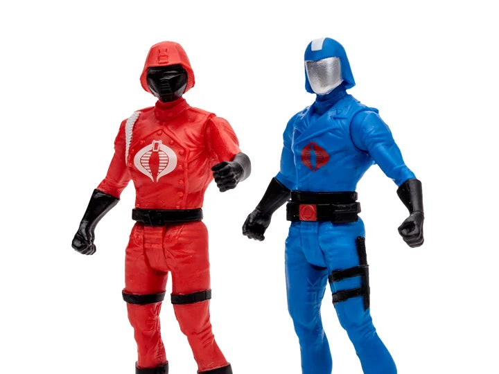 G.I. Joe Page Punchers Cobra Commander & Crimson Guard Action Figure 2-Pack with Comic Book - Collectible Toys for Adults & Kids - Perfect for Display, Play & Comic Book Enthusiasts