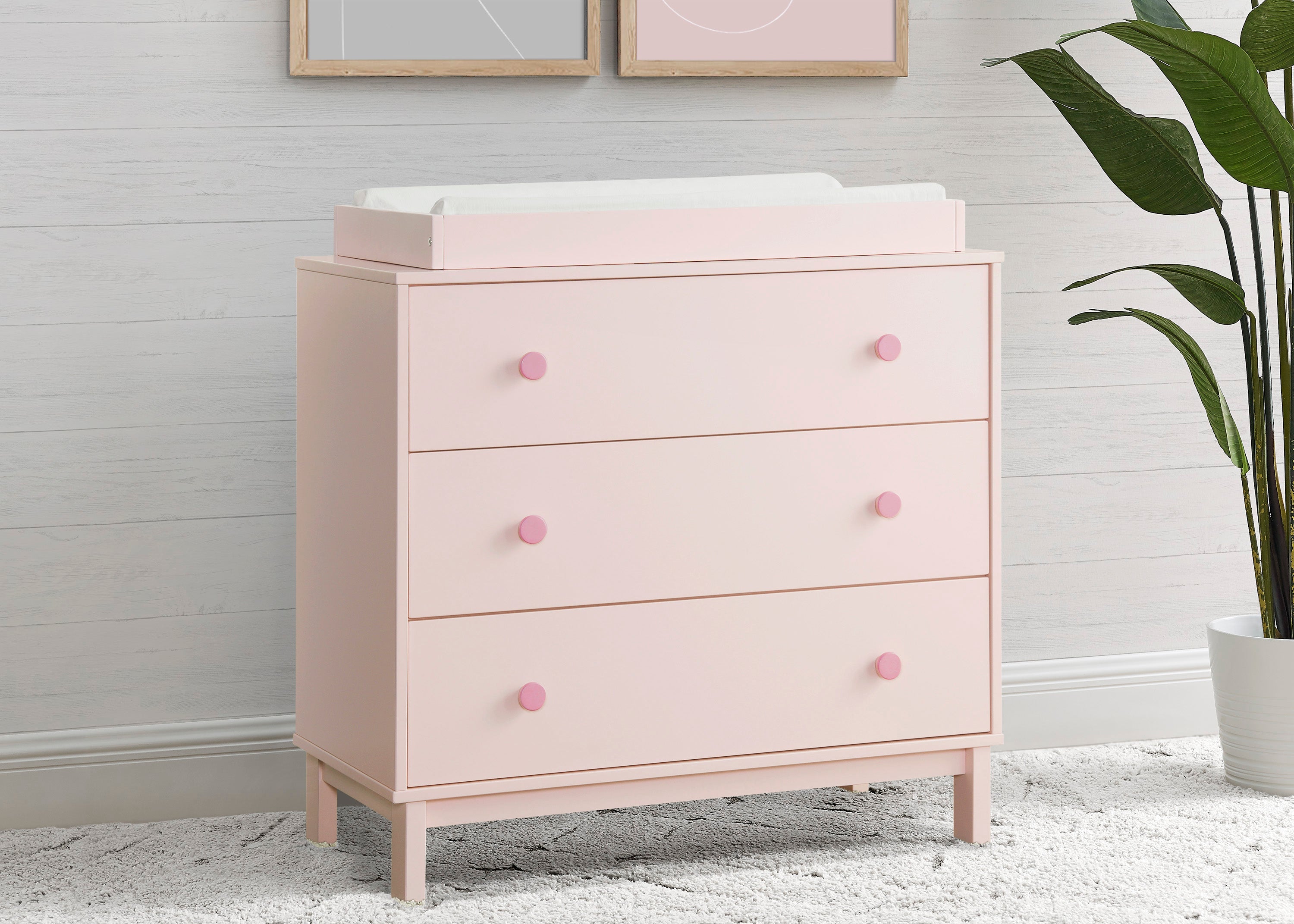 BabyGap Legacy 3-Drawer Nursery Dresser with Interlocking Drawers - Perfect for Baby Clothes Storage & Nursery Organization