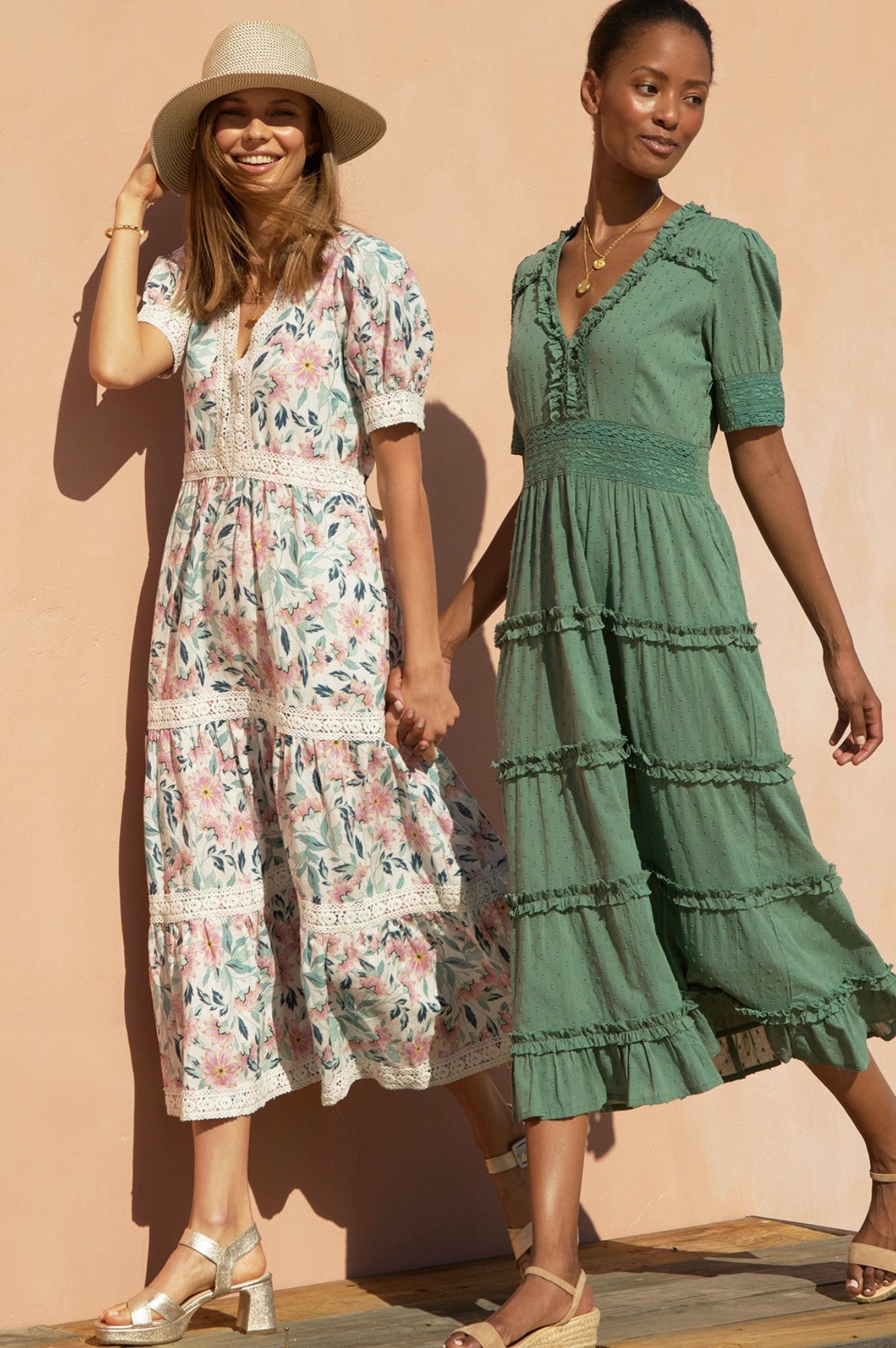 Elegant Viola Dress in Khaki - Women's Casual & Party Wear for Any Occasion