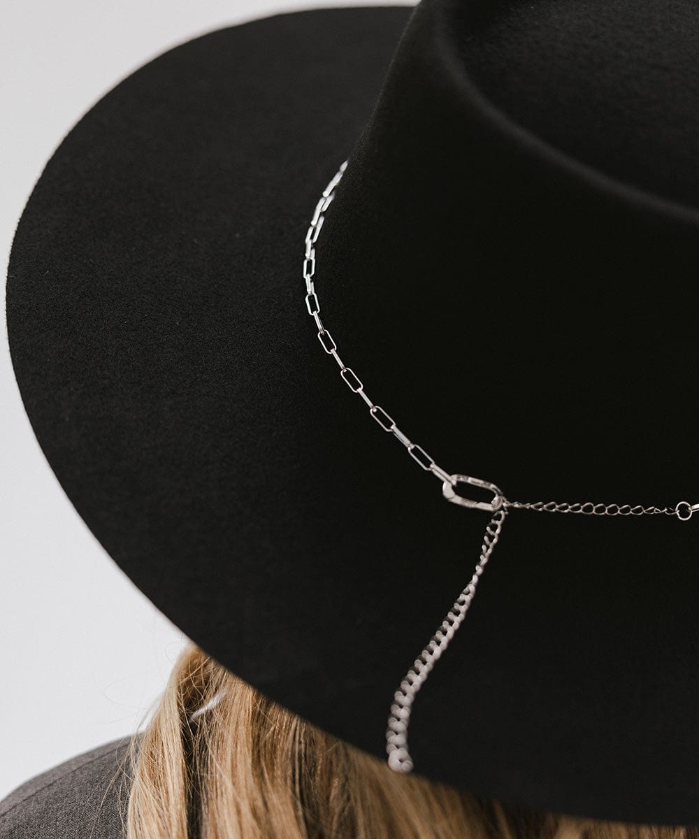 Stainless Steel Paperclip Chain Necklace for Women - Trendy Layered Jewelry for Everyday Wear & Gifts