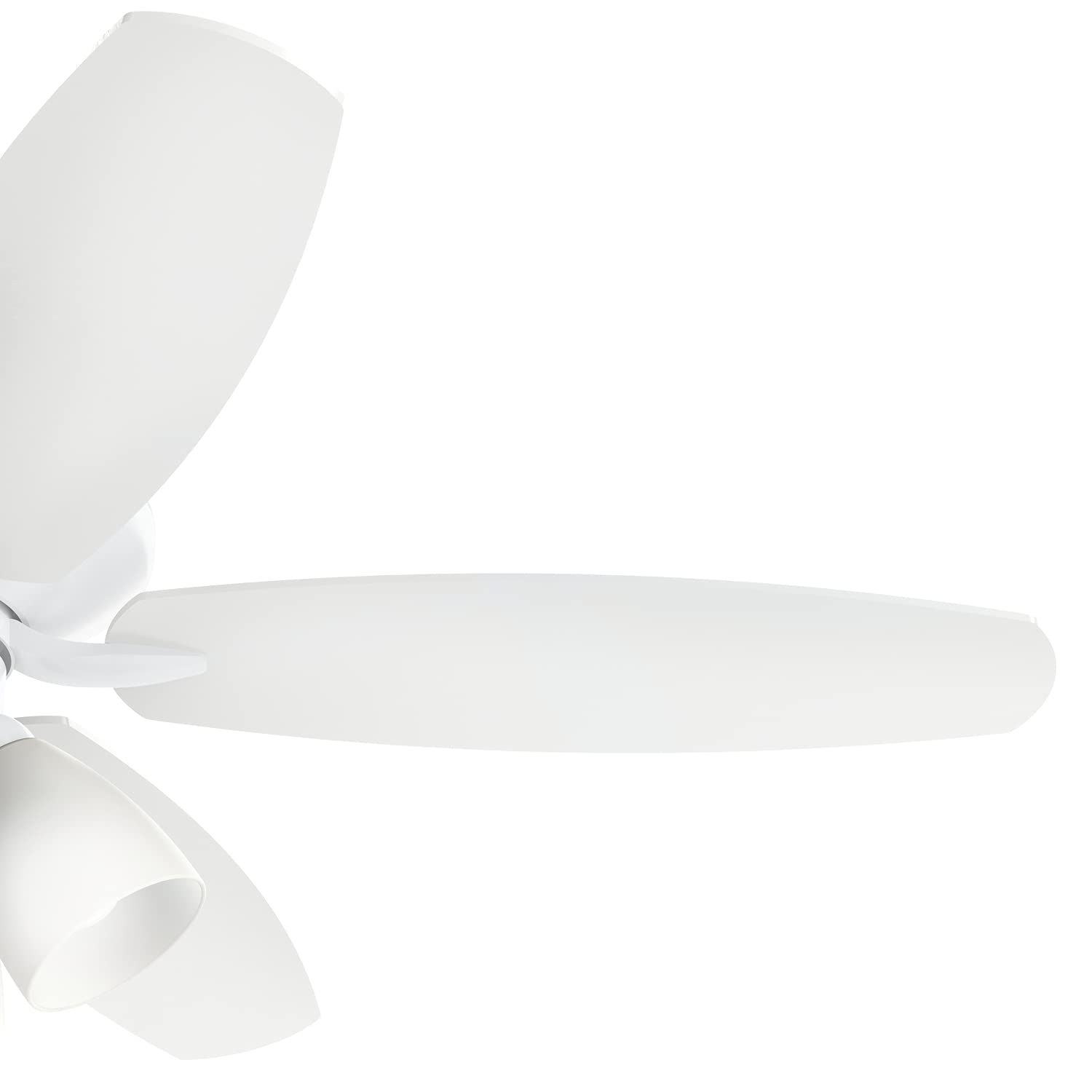 Kichler 52 Inch Renew Premier LED Ceiling Fan with Light, Matte White Finish - Energy Efficient Cooling for Living Room, Bedroom & Patio