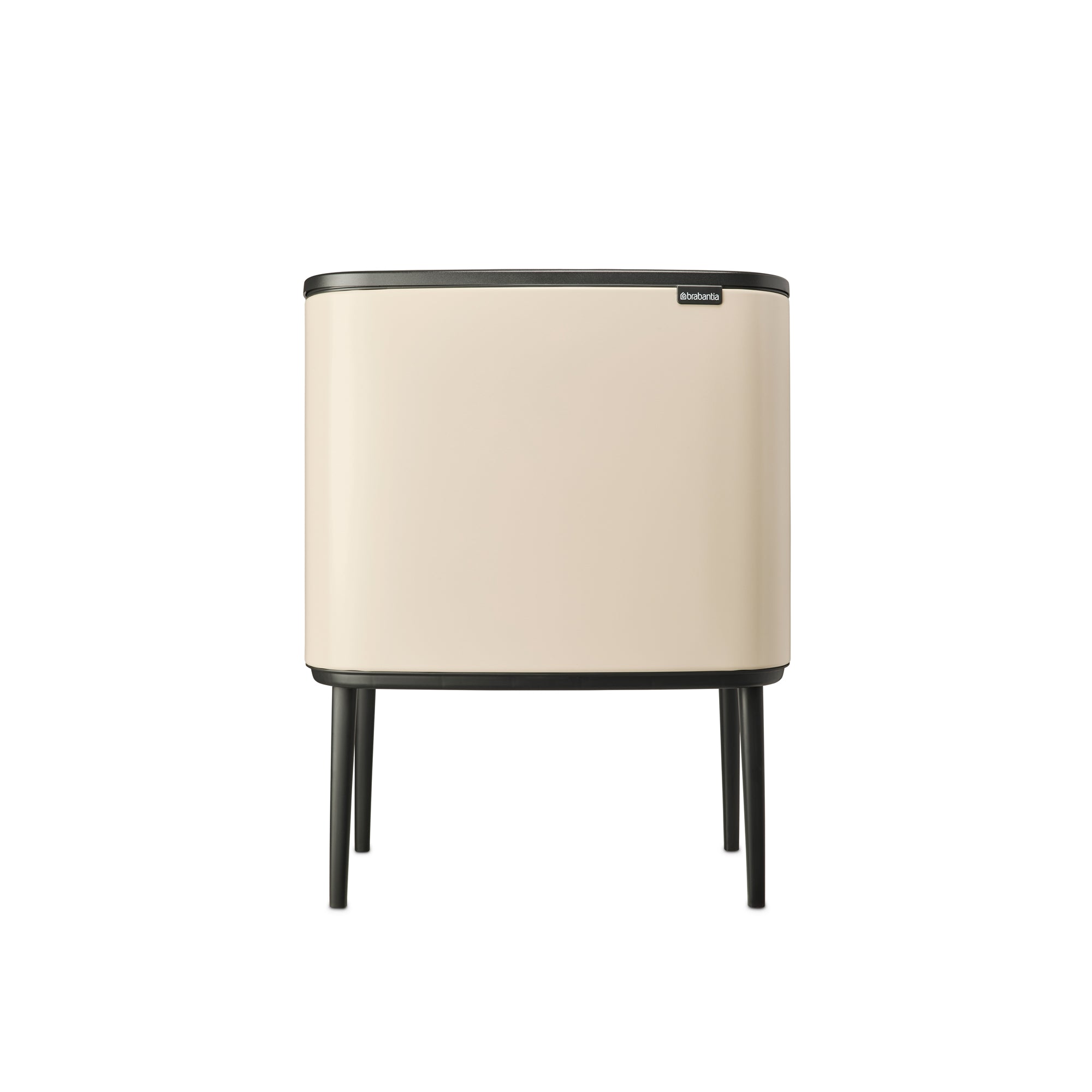 Bo Touch Bin 11 + 23L Soft Beige Trash Can - Modern Kitchen & Bathroom Waste Bin for Home & Office Use