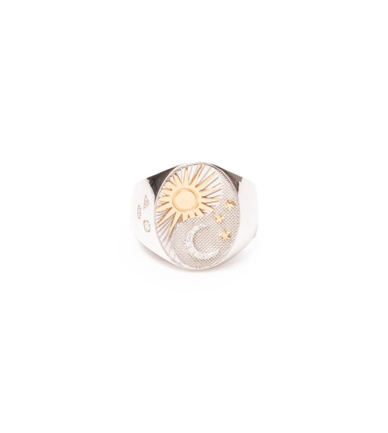 Big Daddy Signet Ring in White Gold - Men's Luxury Signet Ring for Formal Events, Weddings & Gifting | Premium 925 Sterling Silver Jewelry with Elegant Design