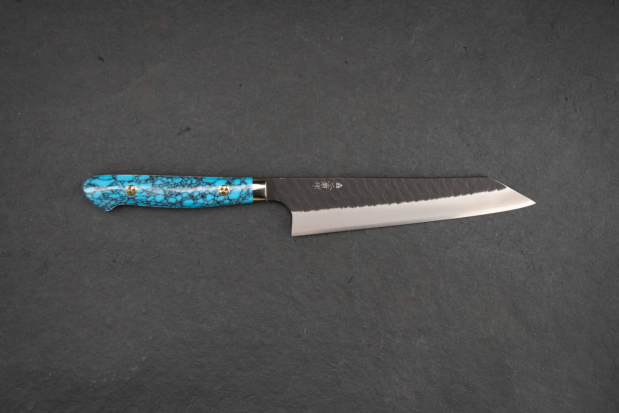 Premium Nigara SG2 Kurouchi Tsuchime Western Honesuki Knife 170mm - High-Performance Japanese Boning & Poultry Knife for Chefs, Butchers & Home Cooks - Perfect for Deboning Chicken, Fish & Meat Preparation