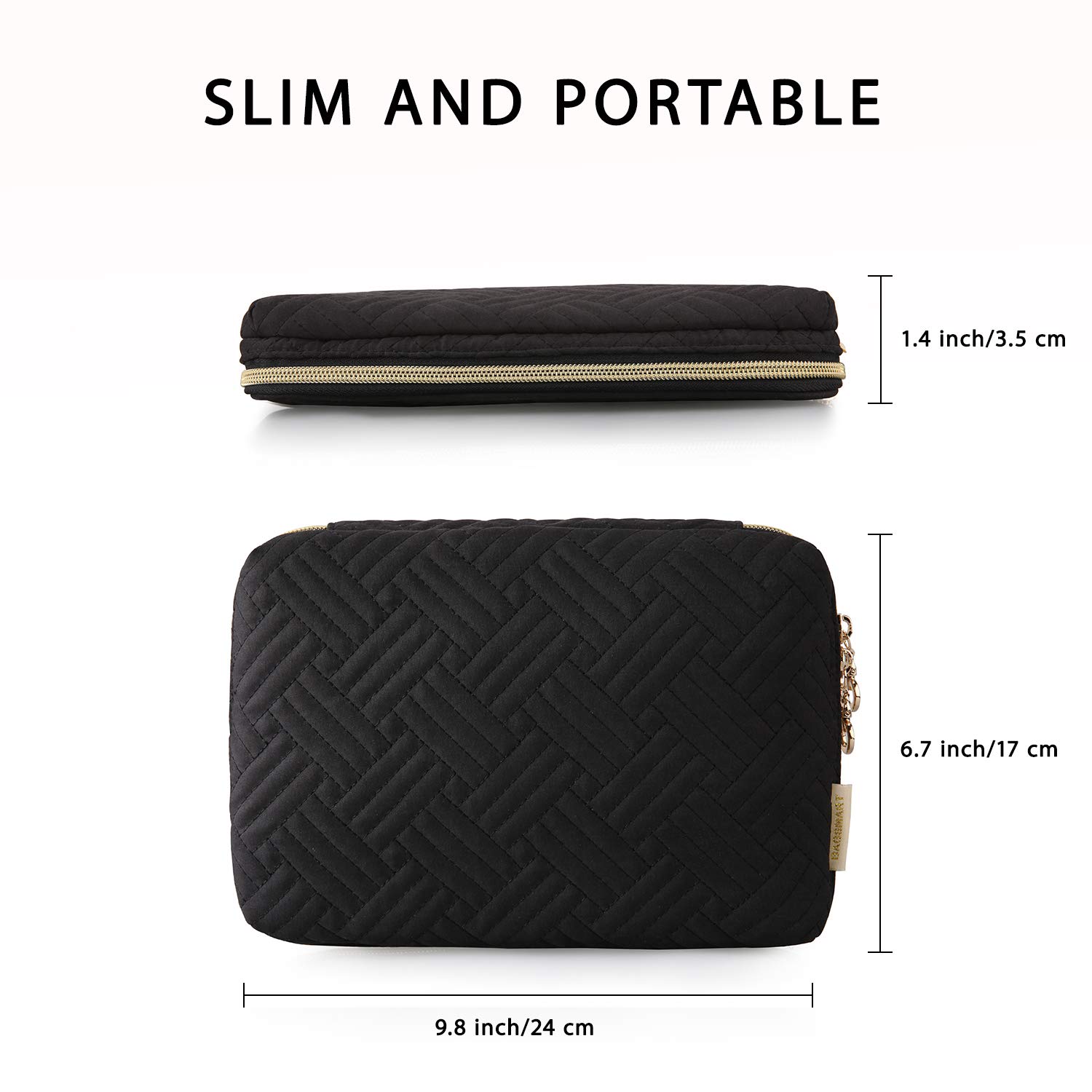 BAGSMART Electronics Organizer Travel Case - Waterproof Cable Organizer Bag for Laptops, Phones & Accessories | Portable Tech Storage Pouch for Women & Men | Perfect for Business Trips, Vacations & Daily Commute