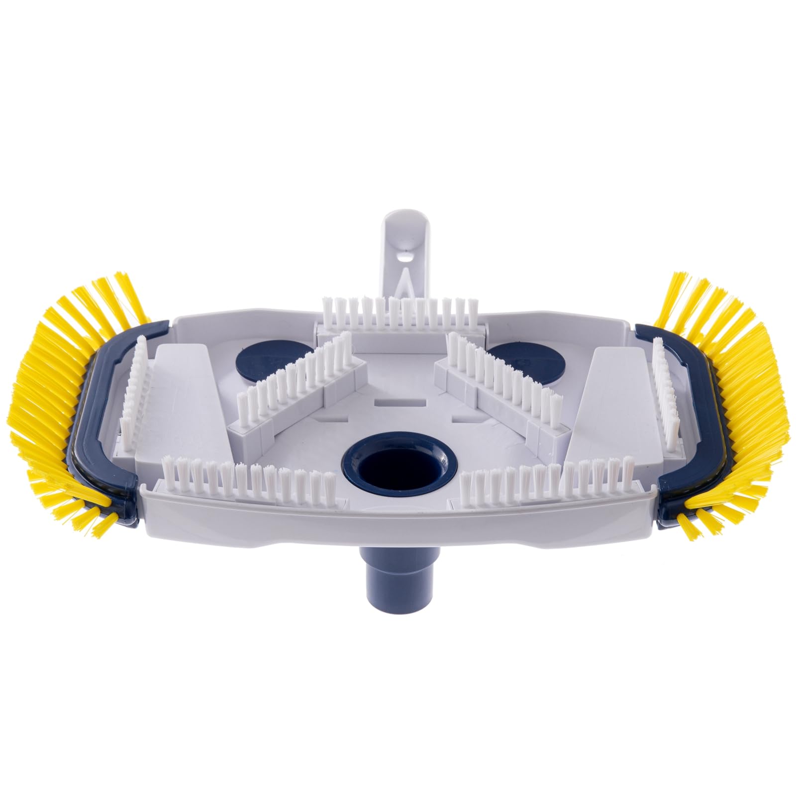 Heavy-Duty Weighted Pool Vacuum Head with Large Side Brushes - 1.5