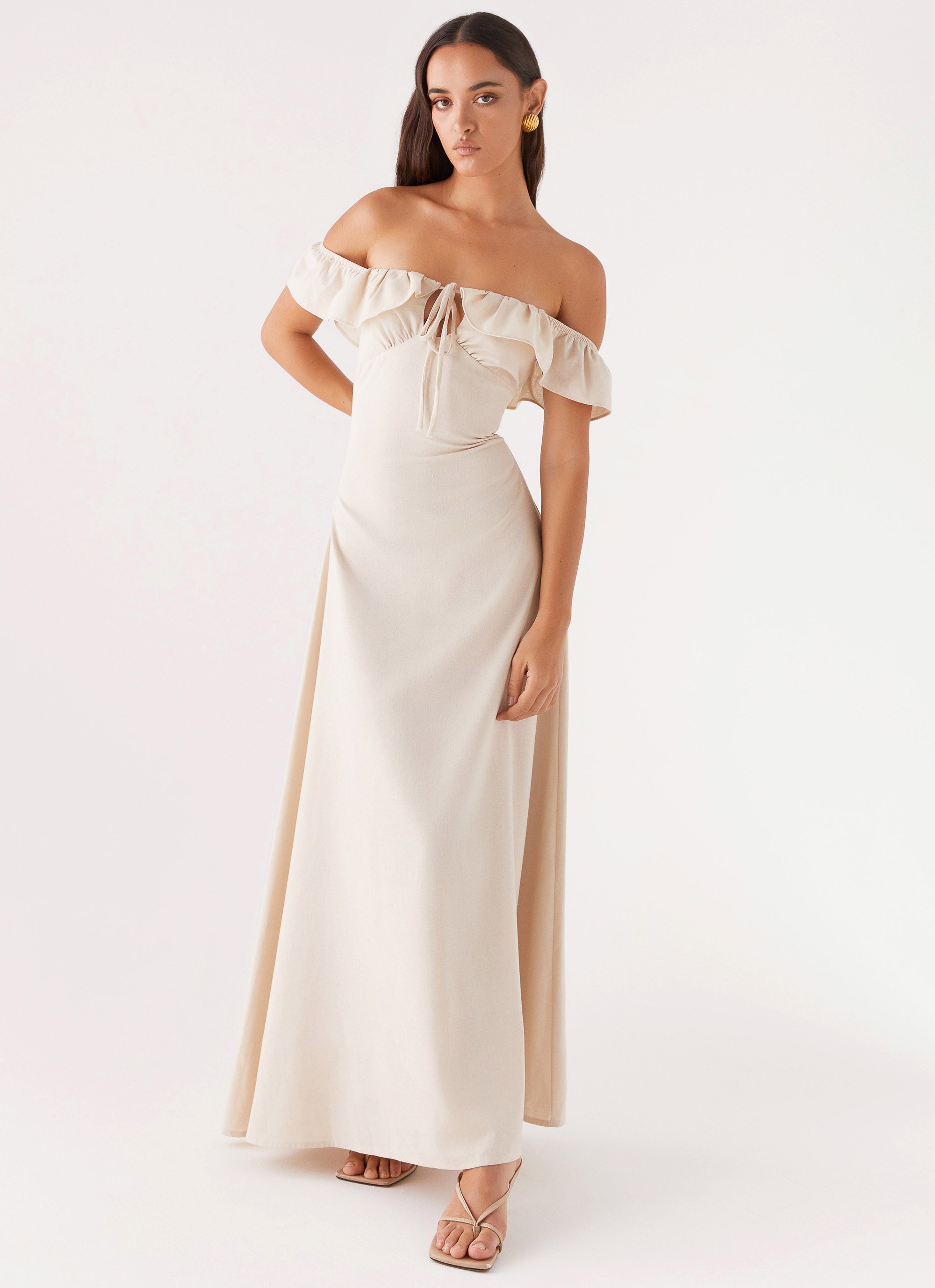 Amarosa Linen Maxi Dress - Natural & Breathable Summer Dress for Women | Perfect for Beach, Vacation & Casual Wear