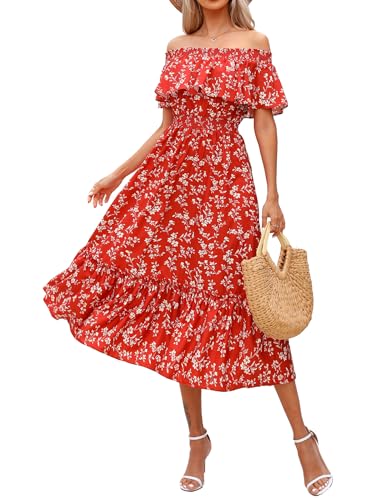 Redwhite Floral