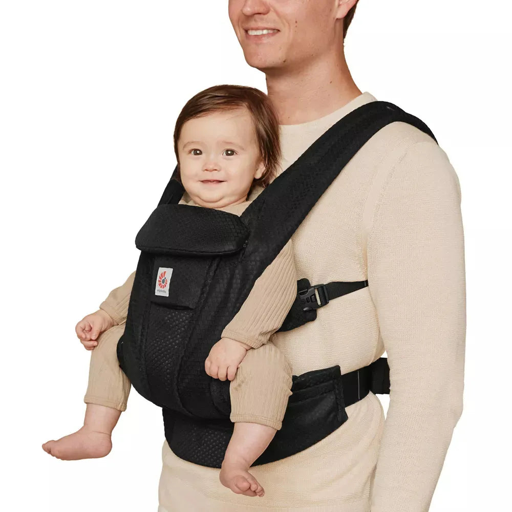 Omni Deluxe Mesh Backpack - Durable & Stylish Onyx Black for Travel, Hiking & Daily Commute