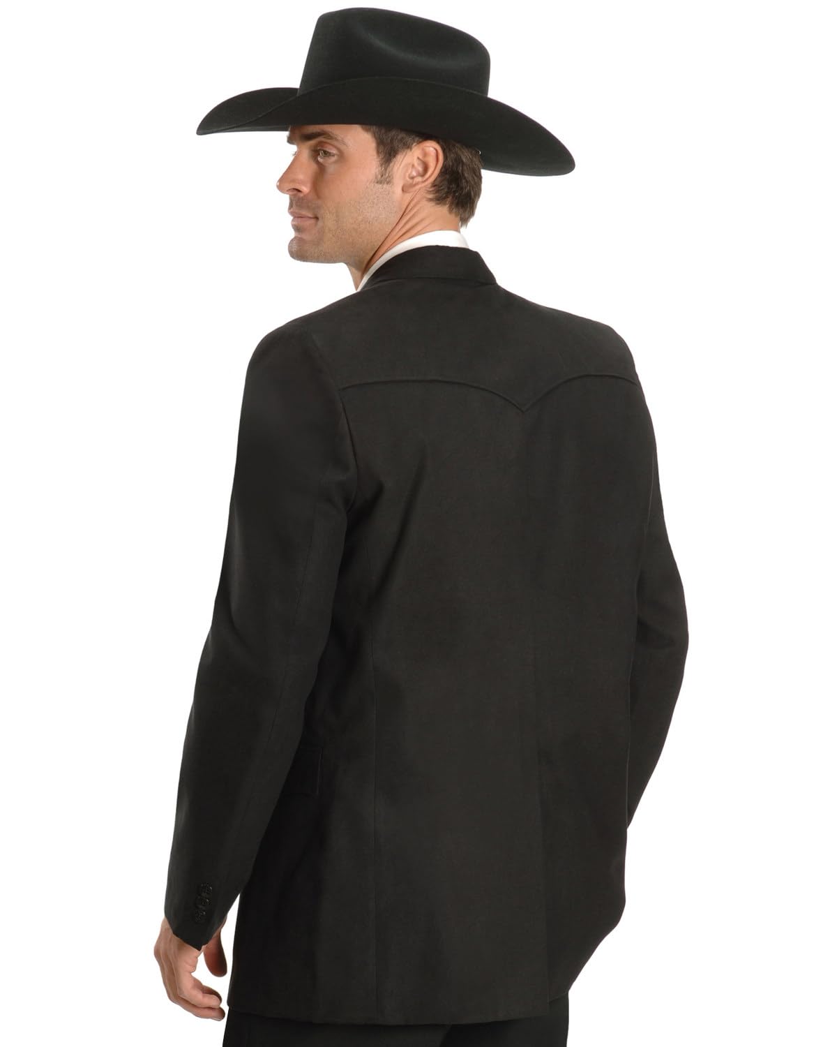 Men's Microsuede Sport Coat - Slim Fit Blazer for Business & Casual Wear - Black 46 Regular & Tall Sizes - Perfect for Office, Weddings & Formal Events