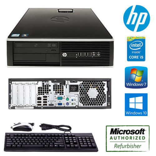 HP Compaq 6200 Pro SFF Business Desktop Computer - Intel Core i5 3.1GHz Processor, 8GB RAM, 500GB HDD, Windows 10 Pro (Windows 7 Compatible) - Ideal for Office Work, Home Computing & Small Business Use