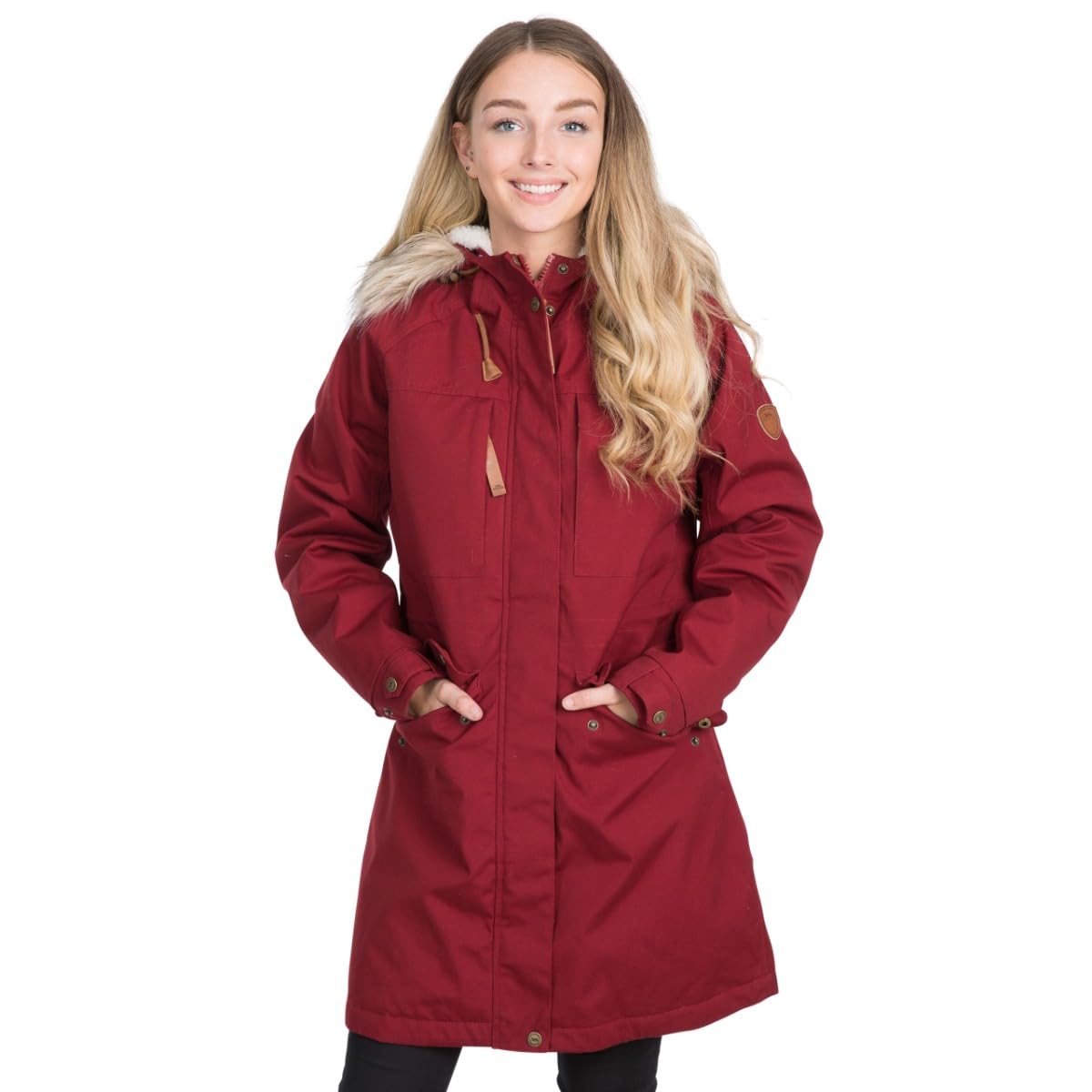 Trespass Women's Faithful Waterproof Jacket - Lightweight Windproof Outdoor Coat for Hiking, Camping & Travel
