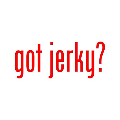 Got Jerky? Funny Beef Jerky Sticker - Premium Die Cut Decal for Laptops, Water Bottles & Coolers - Red