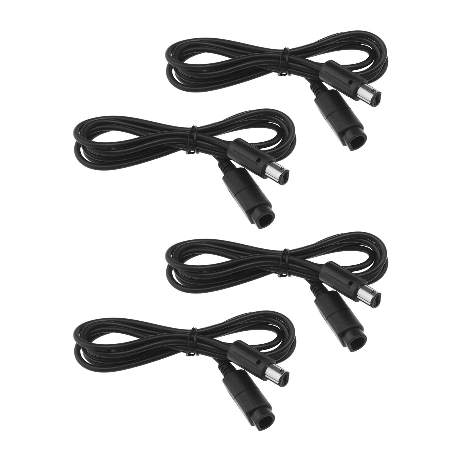 YINETCH 4-Pack Game Controller Extension Cables for Nintendo Gamecube & Wii - 1.8m/5.9ft - Perfect for Multiplayer Gaming & Comfortable Play from Distance