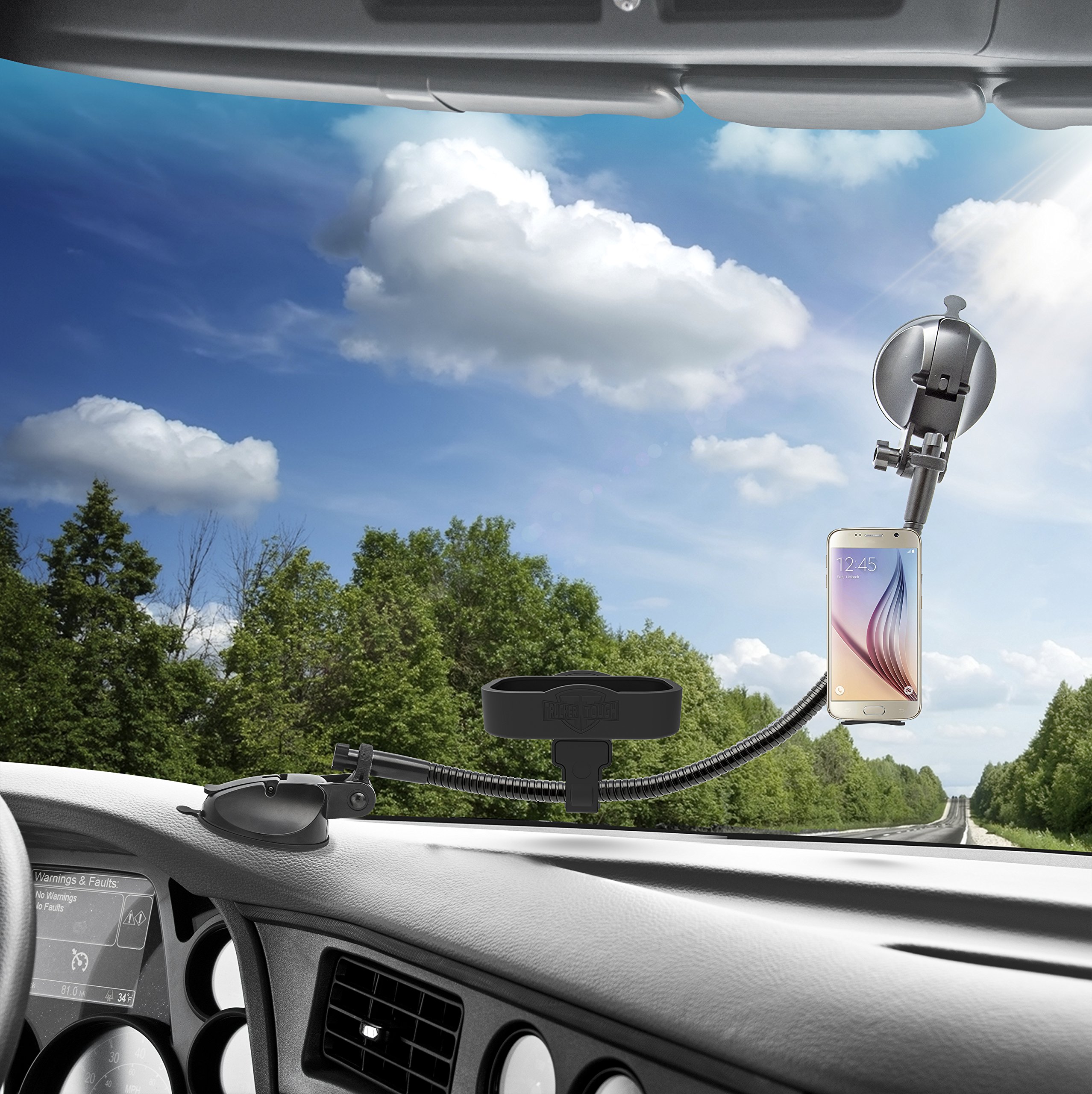 Bracketron TTI-862-2 Universal Gear Tray for Car Dashboard & Gear Rack - Perfect for Phone, Keys & Small Items Organization While Driving