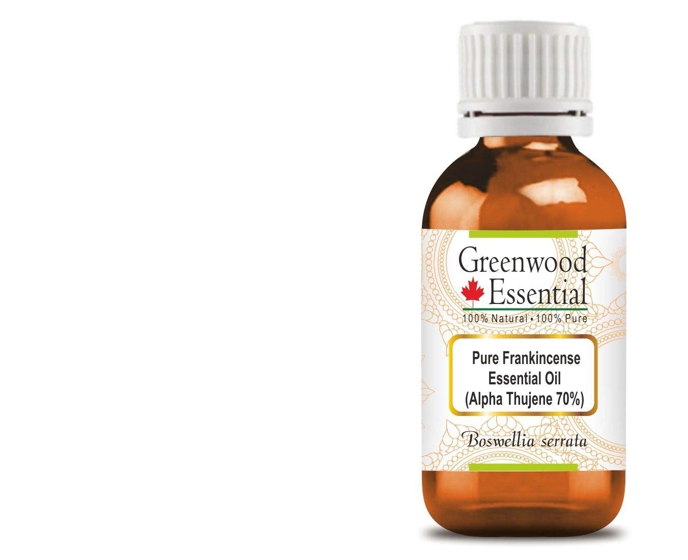 Pure Frankincense Essential Oil - 100% Natural Boswellia Serrata Steam Distilled (70% Alpha Thujene) 100ml - Aromatherapy, Meditation & Skin Care Essential Oil for Relaxation & Wellness